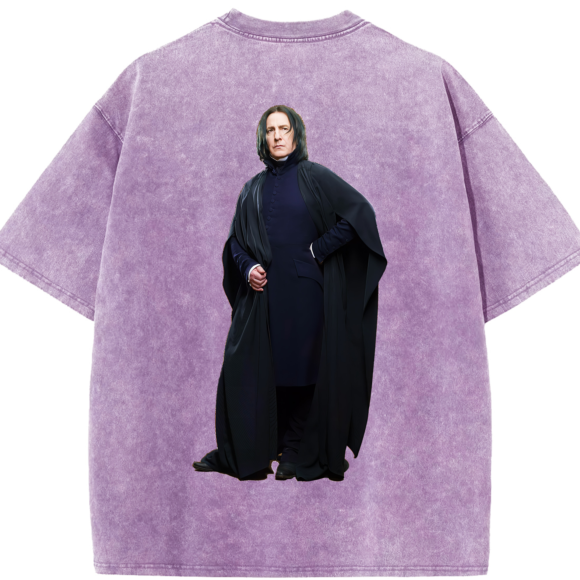 （画像用） Harry Potter ハリー・ポッターシリーズ 綿100% ヴィンテージ風 半袖Tシャツ（背面プリント）