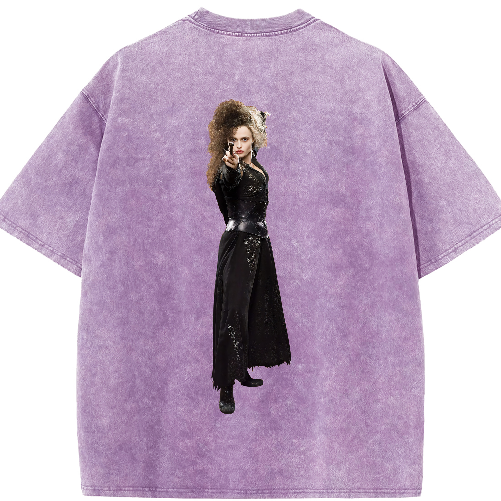 （画像用） Harry Potter ハリー・ポッターシリーズ 綿100% ヴィンテージ風 半袖Tシャツ（背面プリント）