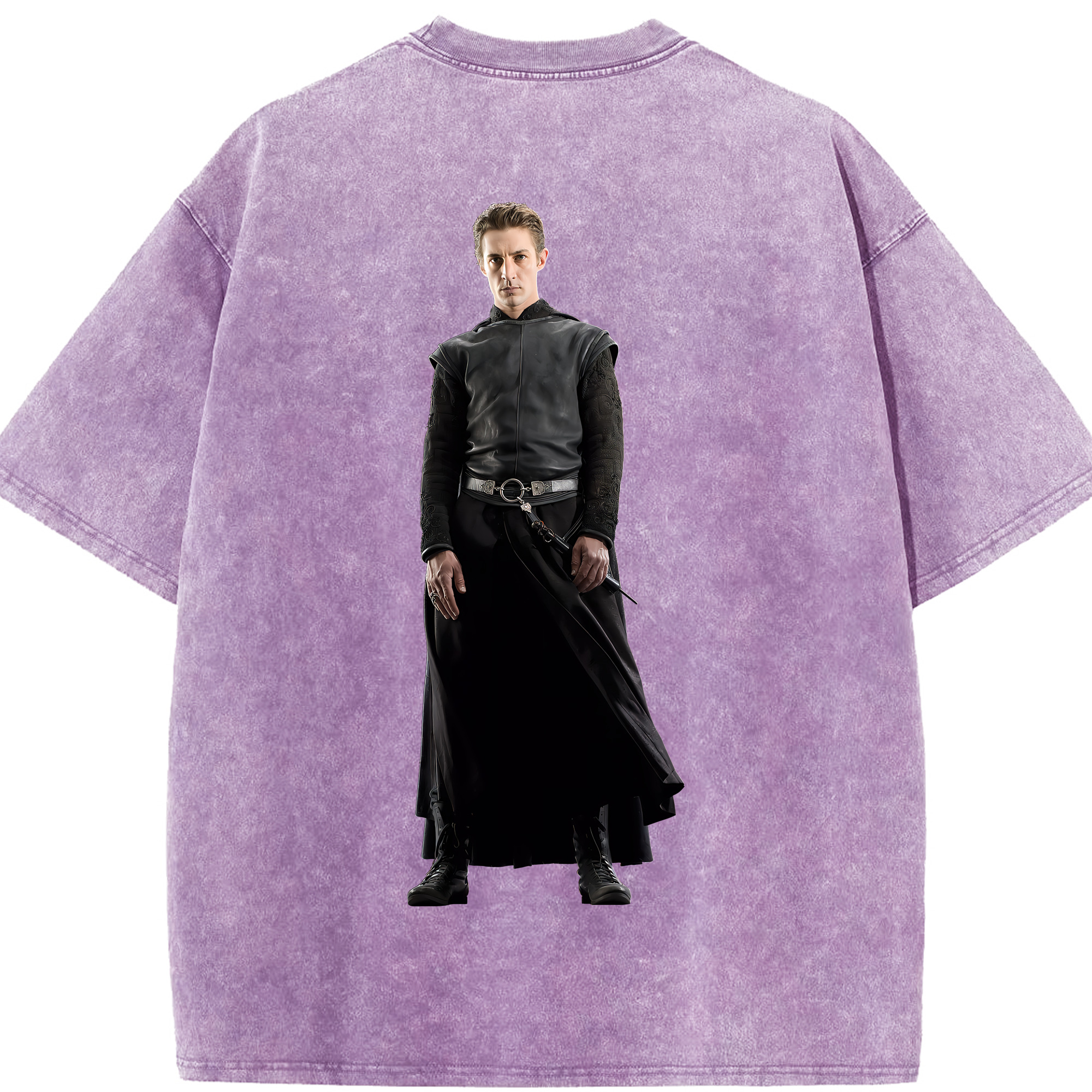 （画像用） Harry Potter ハリー・ポッターシリーズ 綿100% ヴィンテージ風 半袖Tシャツ（背面プリント）