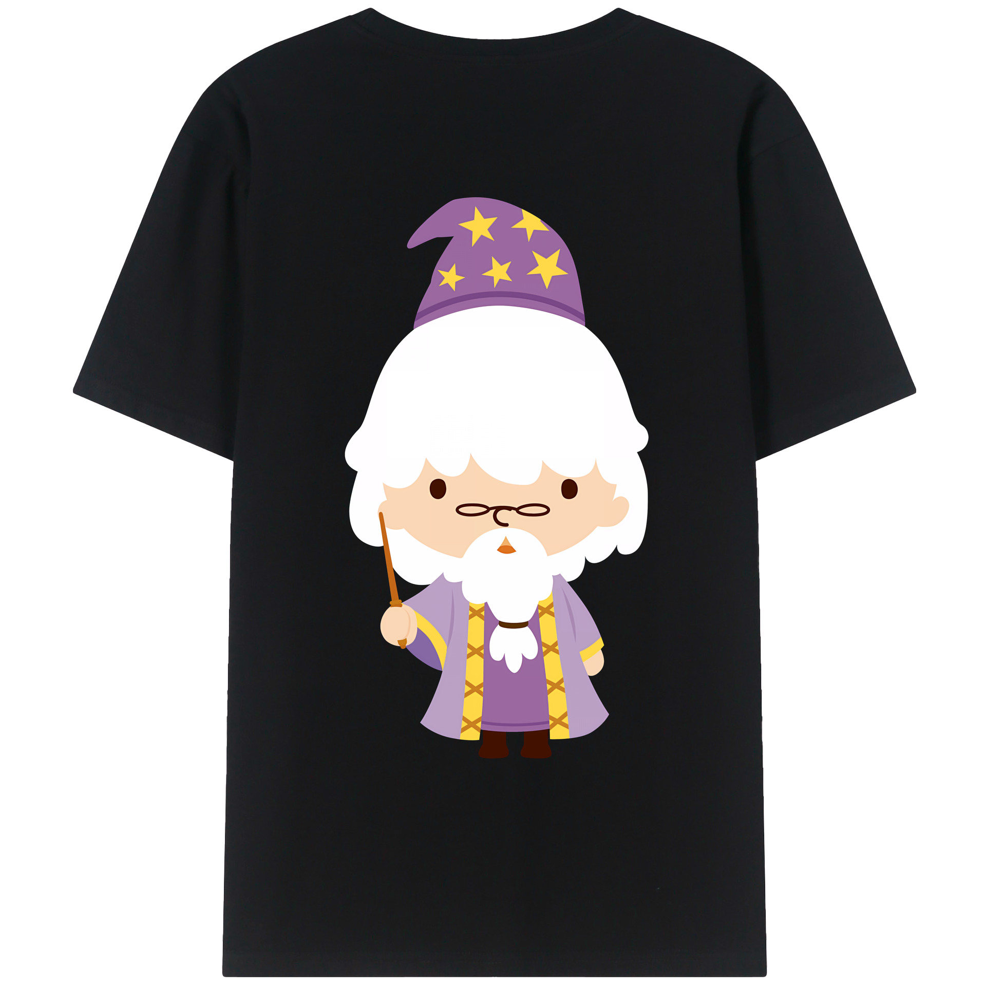 （画像用） Harry Potter ハリー・ポッターシリーズ 綿100％ メンズ半袖Tシャツ（バックプリント） 通気性