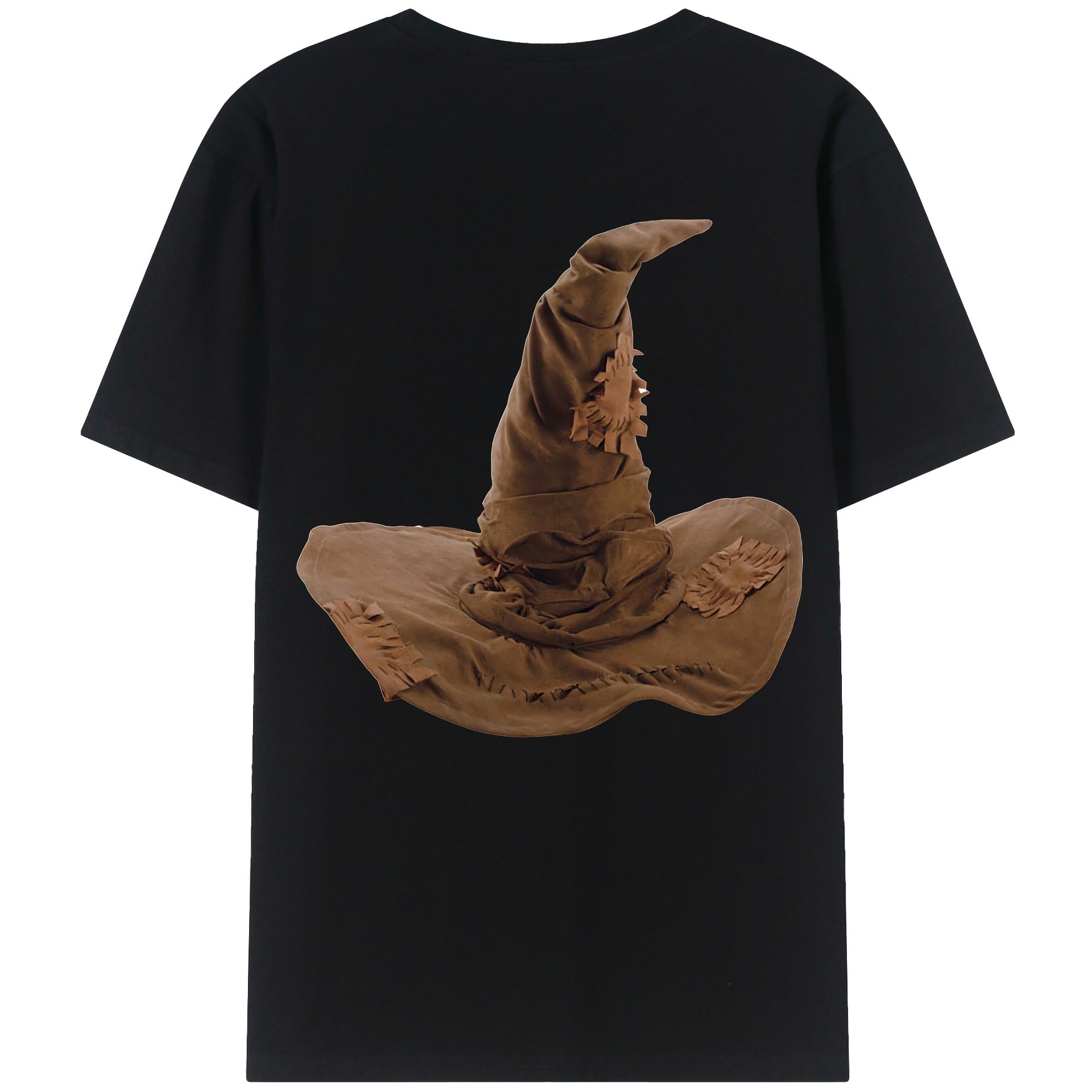 （画像用） Harry Potter ハリー・ポッターシリーズ 綿100％ メンズ半袖Tシャツ（バックプリント） 通気性