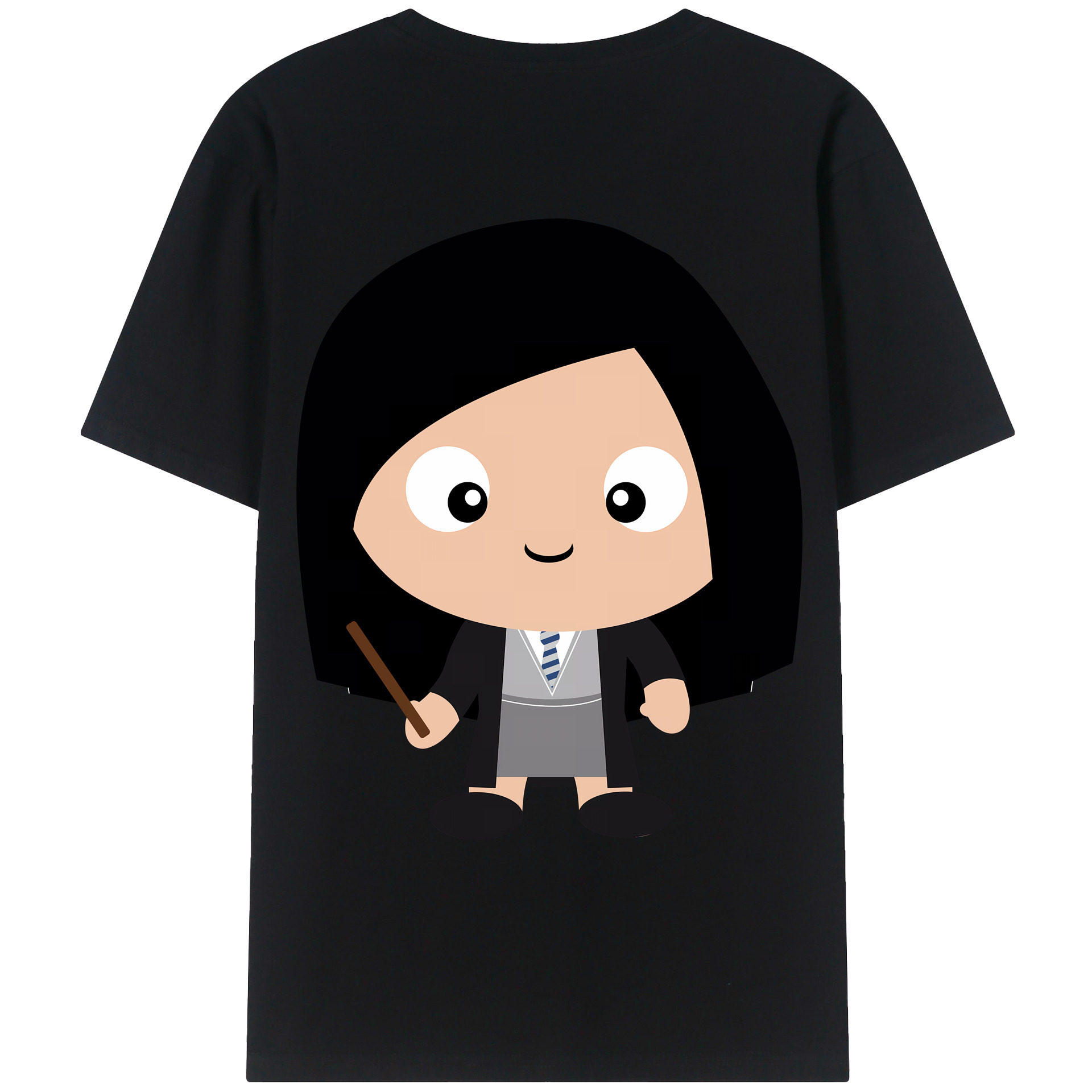 （画像用） Harry Potter ハリー・ポッターシリーズ 綿100％ メンズ半袖Tシャツ（バックプリント） 通気性