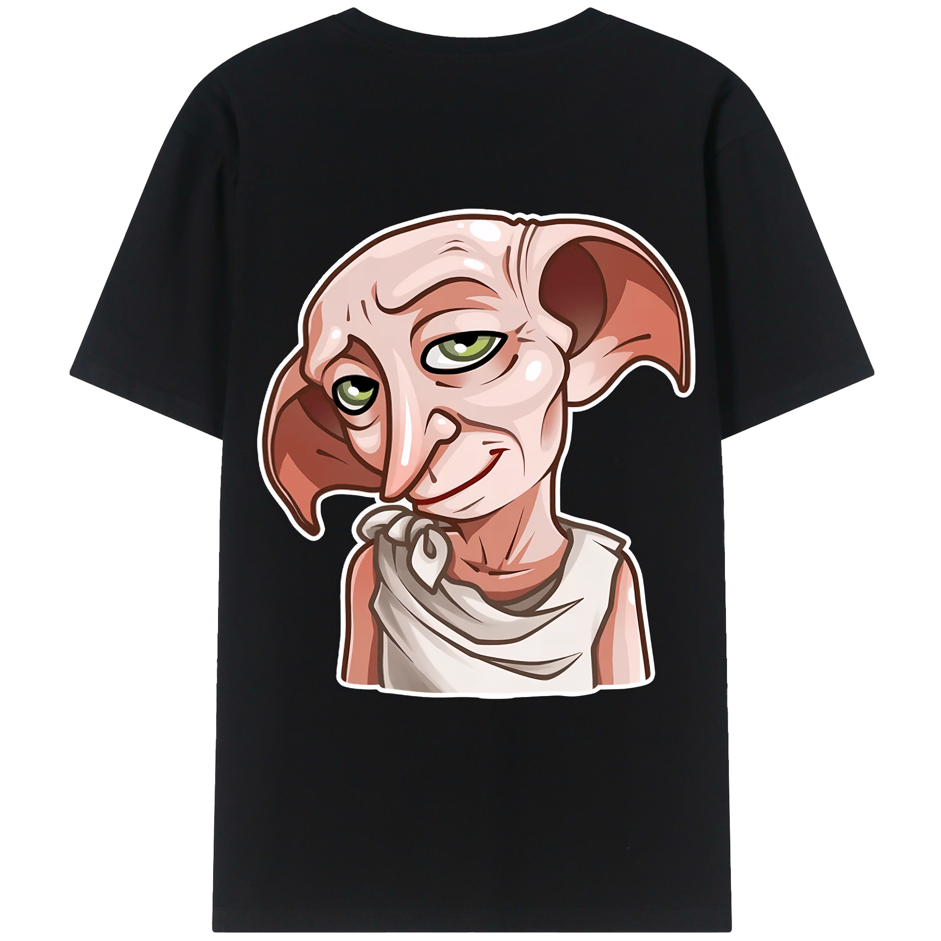 （画像用） Harry Potter ハリー・ポッターシリーズ 綿100％ メンズ半袖Tシャツ（バックプリント） 通気性