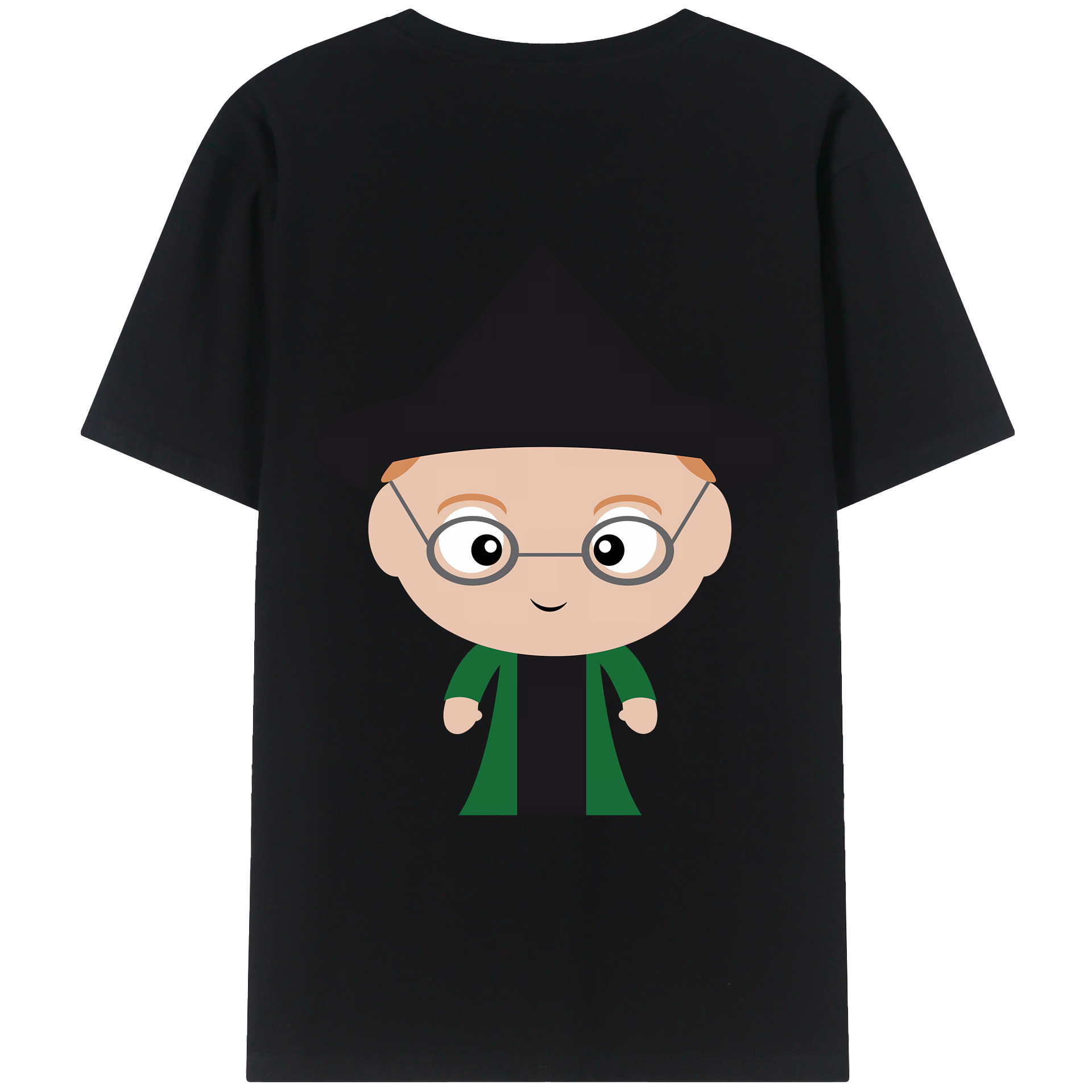（画像用） Harry Potter ハリー・ポッターシリーズ 綿100％ メンズ半袖Tシャツ（バックプリント） 通気性