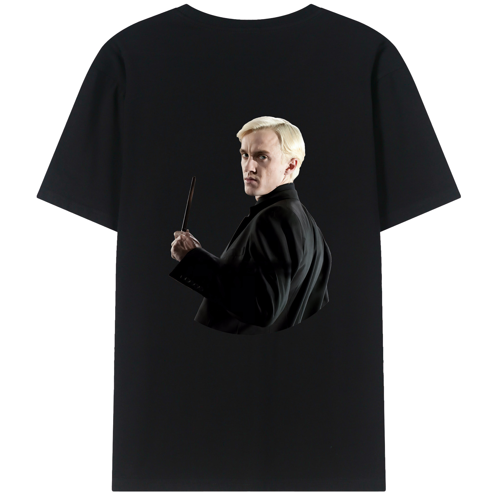 （画像用） Harry Potter ハリー・ポッターシリーズ 綿100％ メンズ半袖Tシャツ（バックプリント） 通気性