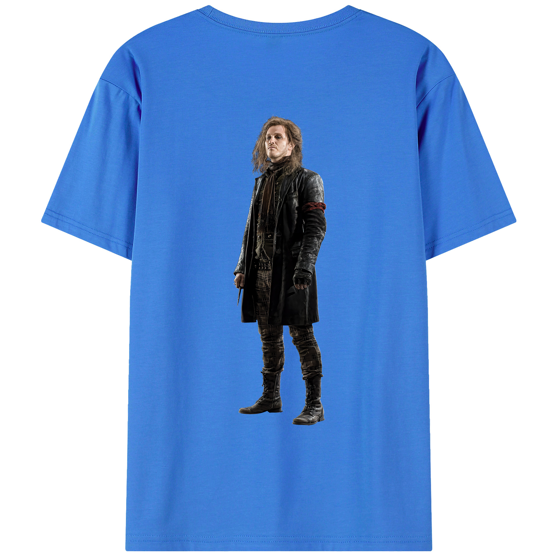 （画像用） Harry Potter ハリー・ポッターシリーズ 綿100％ メンズ半袖Tシャツ（バックプリント） 通気性
