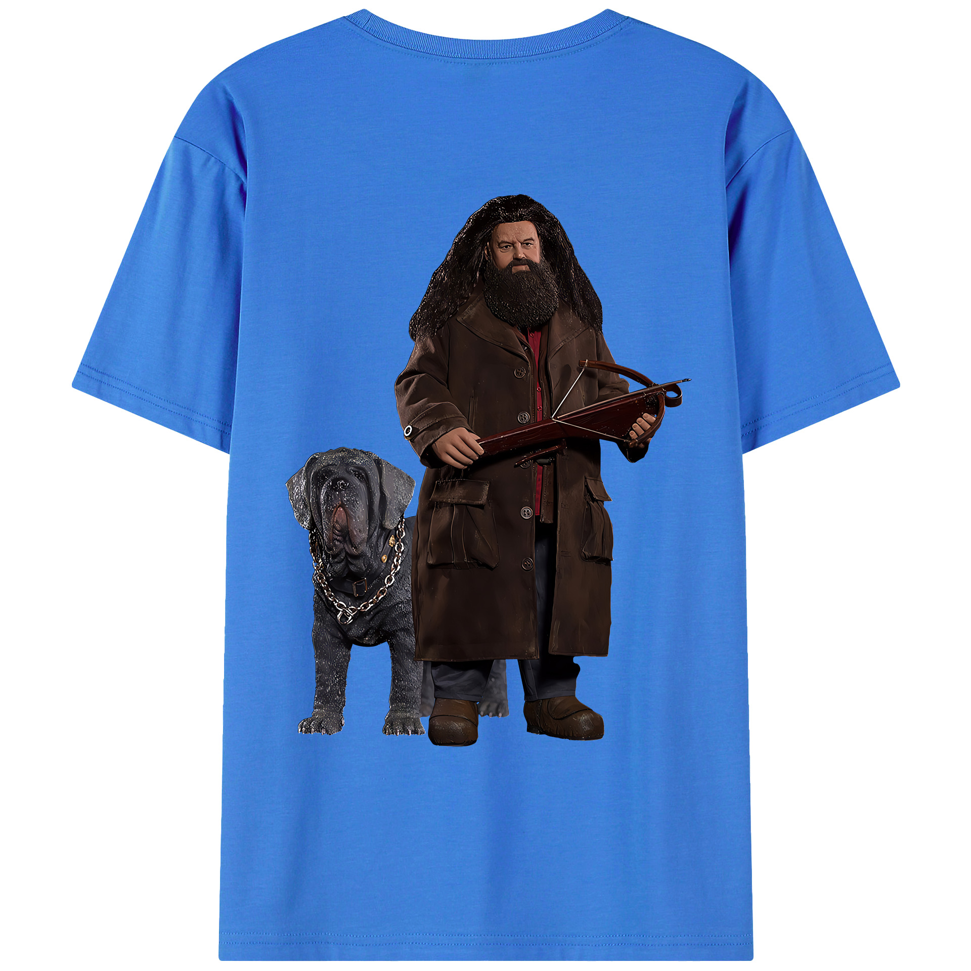 （画像用） Harry Potter ハリー・ポッターシリーズ 綿100％ メンズ半袖Tシャツ（バックプリント） 通気性