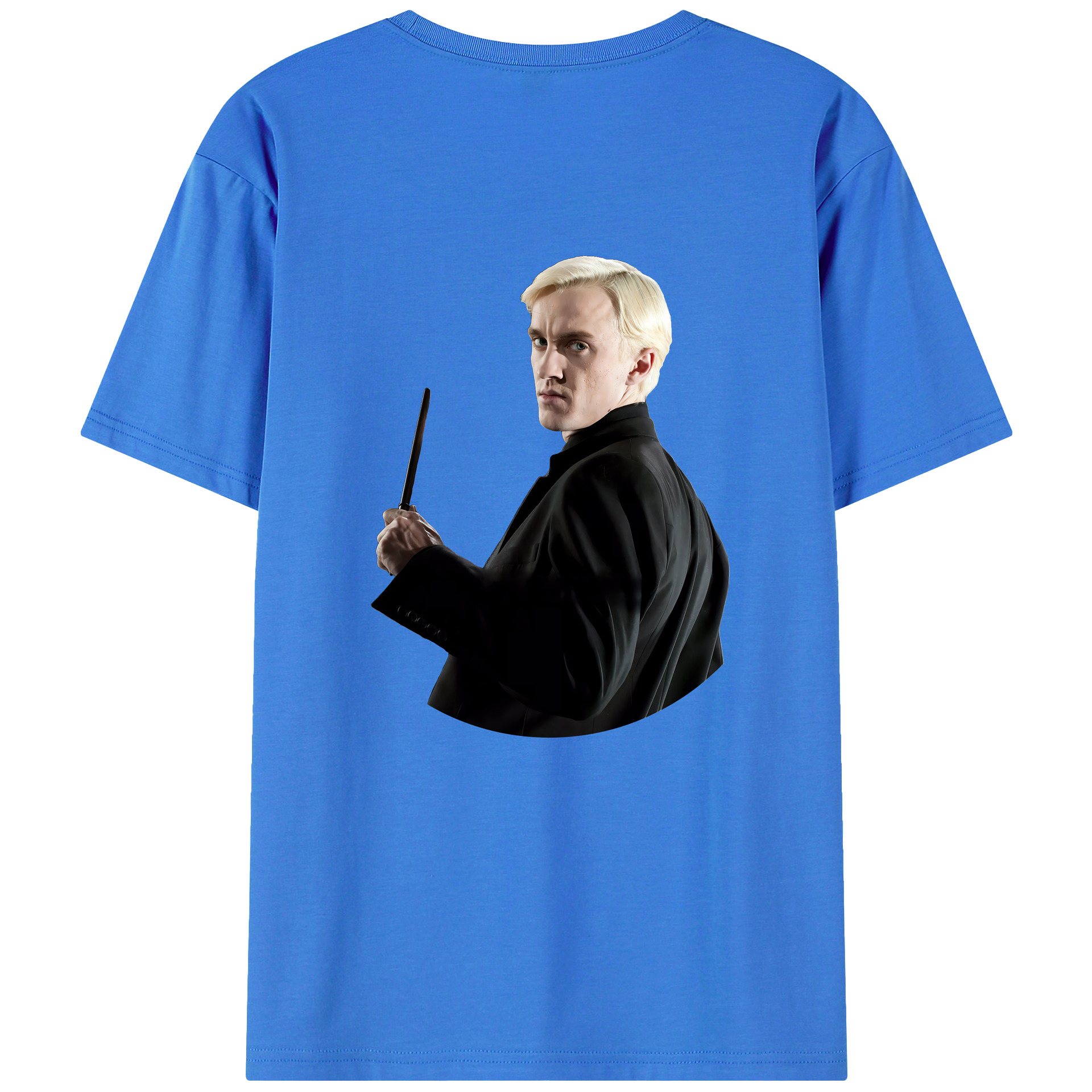 （画像用） Harry Potter ハリー・ポッターシリーズ 綿100％ メンズ半袖Tシャツ（バックプリント） 通気性
