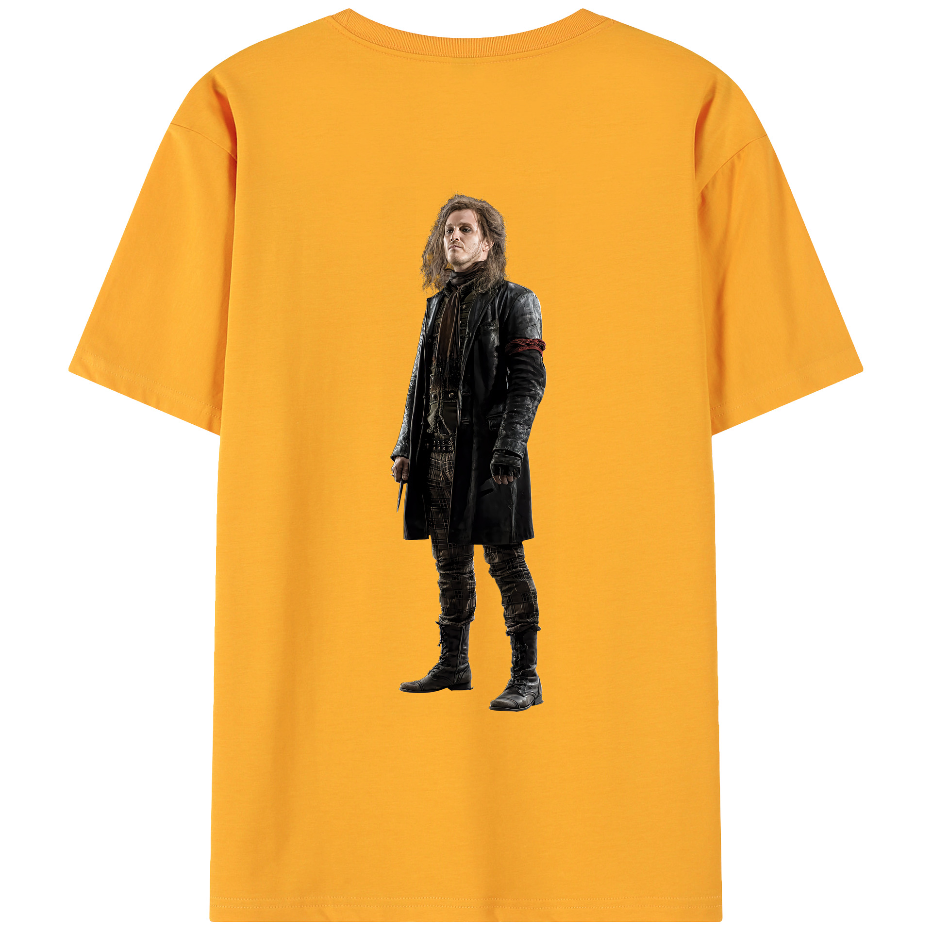 （画像用） Harry Potter ハリー・ポッターシリーズ 綿100％ メンズ半袖Tシャツ（バックプリント） 通気性