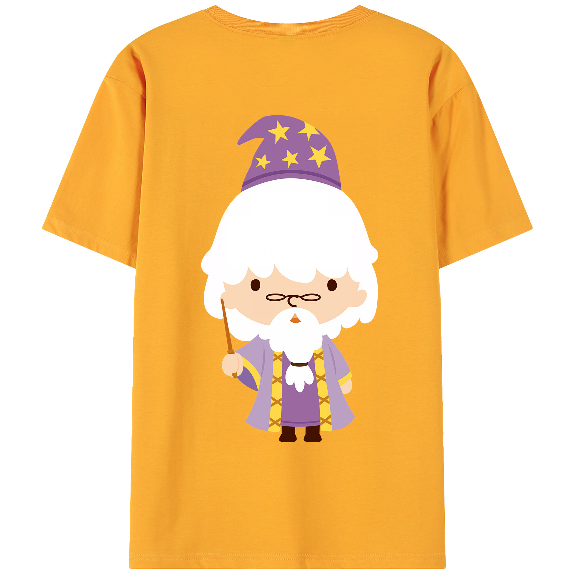 （画像用） Harry Potter ハリー・ポッターシリーズ 綿100％ メンズ半袖Tシャツ（バックプリント） 通気性