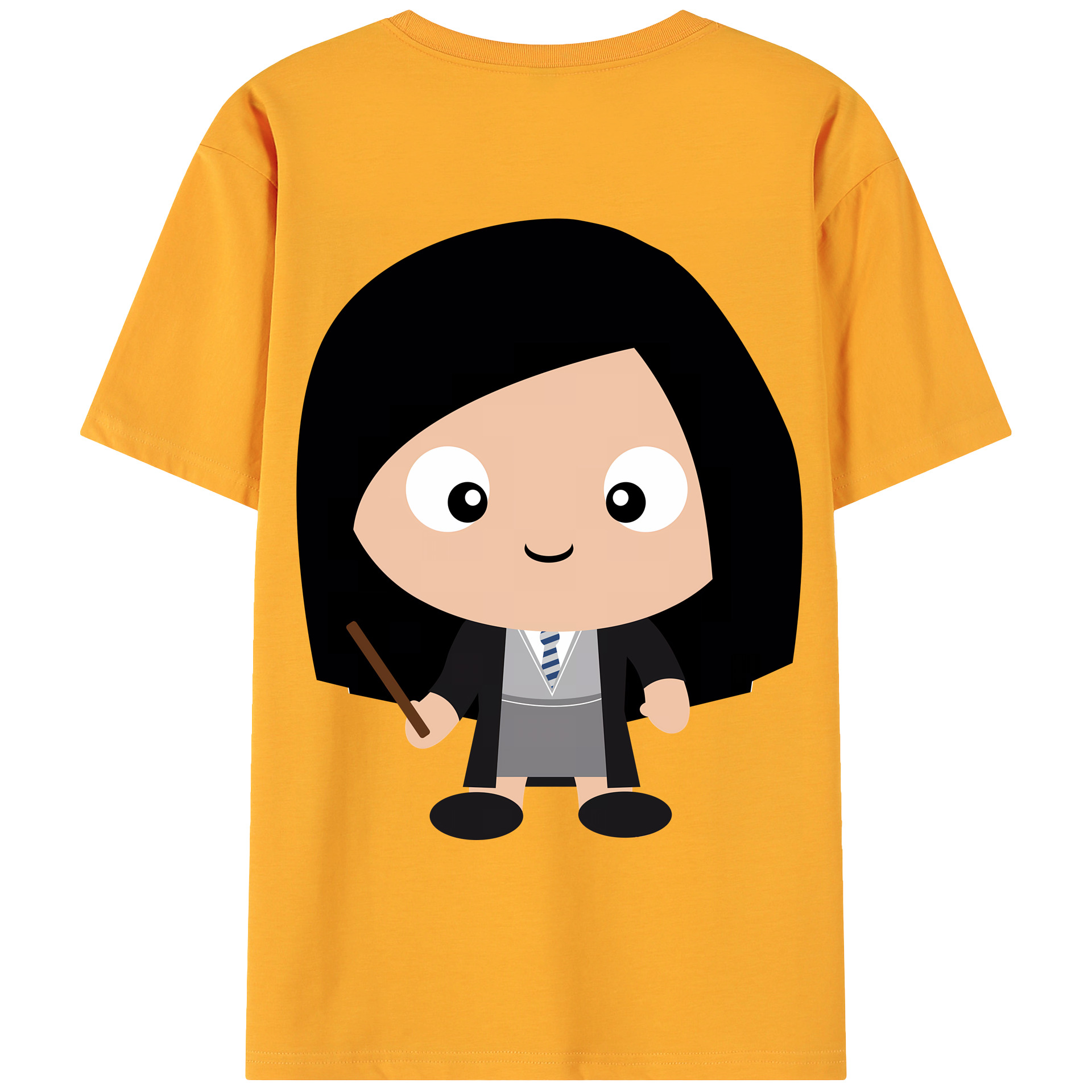 （画像用） Harry Potter ハリー・ポッターシリーズ 綿100％ メンズ半袖Tシャツ（バックプリント） 通気性