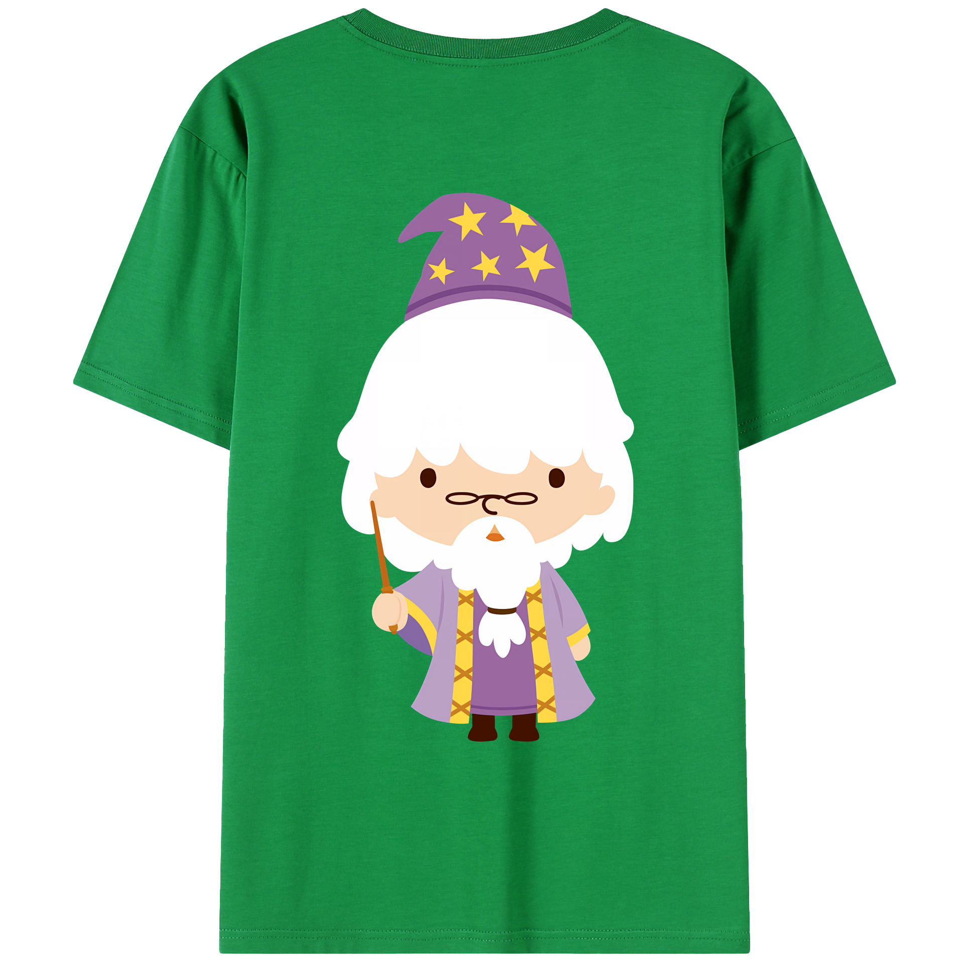 （画像用） Harry Potter ハリー・ポッターシリーズ 綿100％ メンズ半袖Tシャツ（バックプリント） 通気性