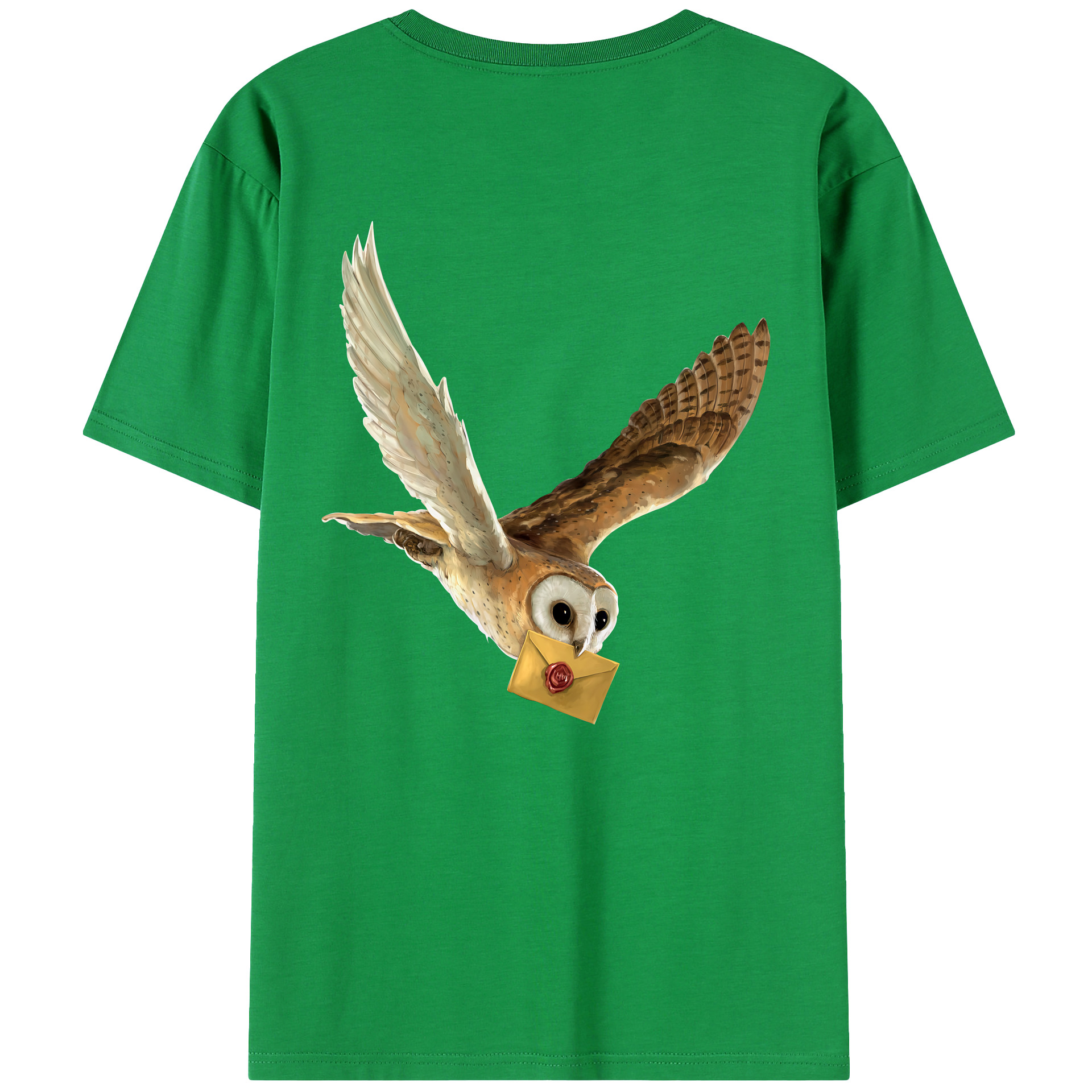 （画像用） Harry Potter ハリー・ポッターシリーズ 綿100％ メンズ半袖Tシャツ（バックプリント） 通気性