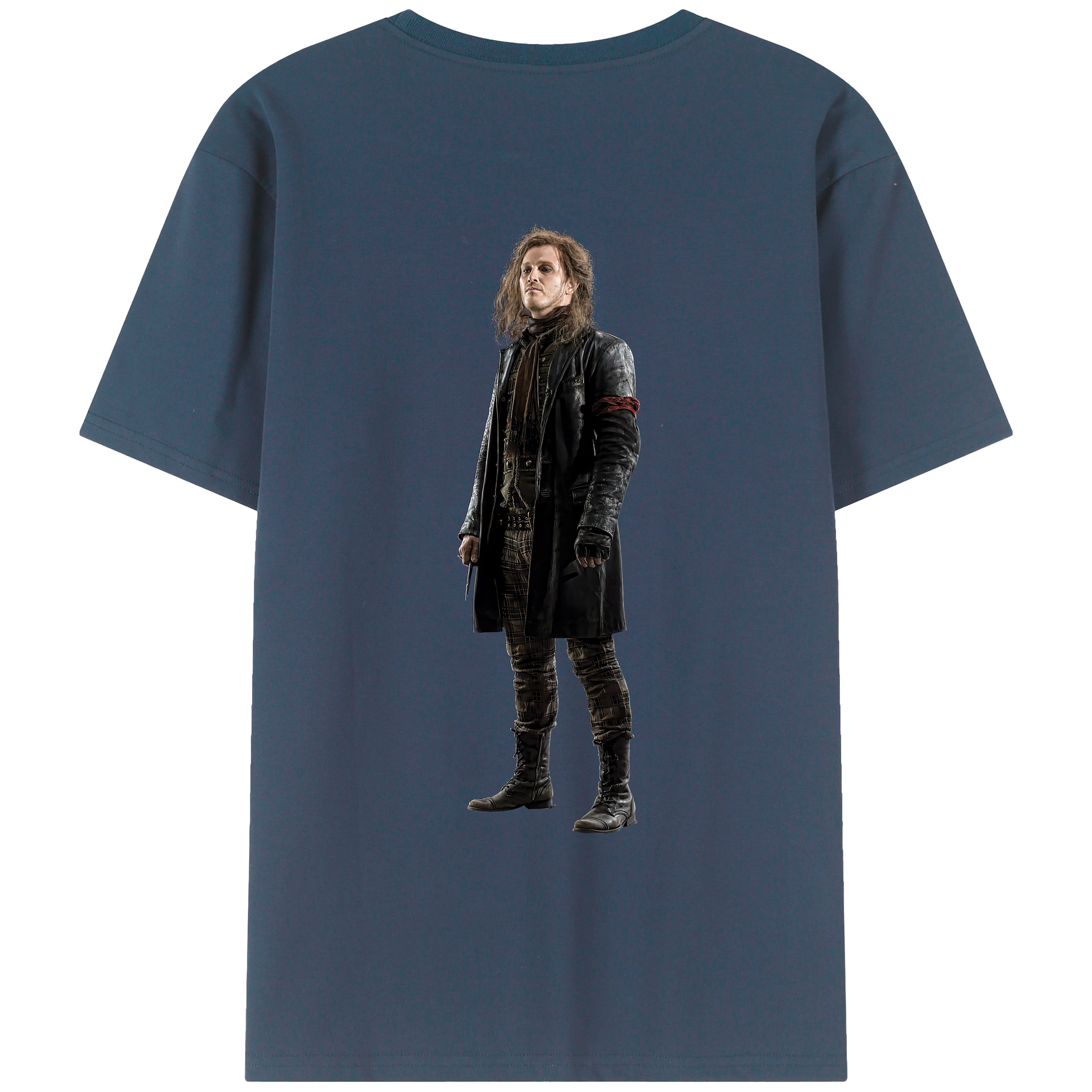 （画像用） Harry Potter ハリー・ポッターシリーズ 綿100％ メンズ半袖Tシャツ（バックプリント） 通気性
