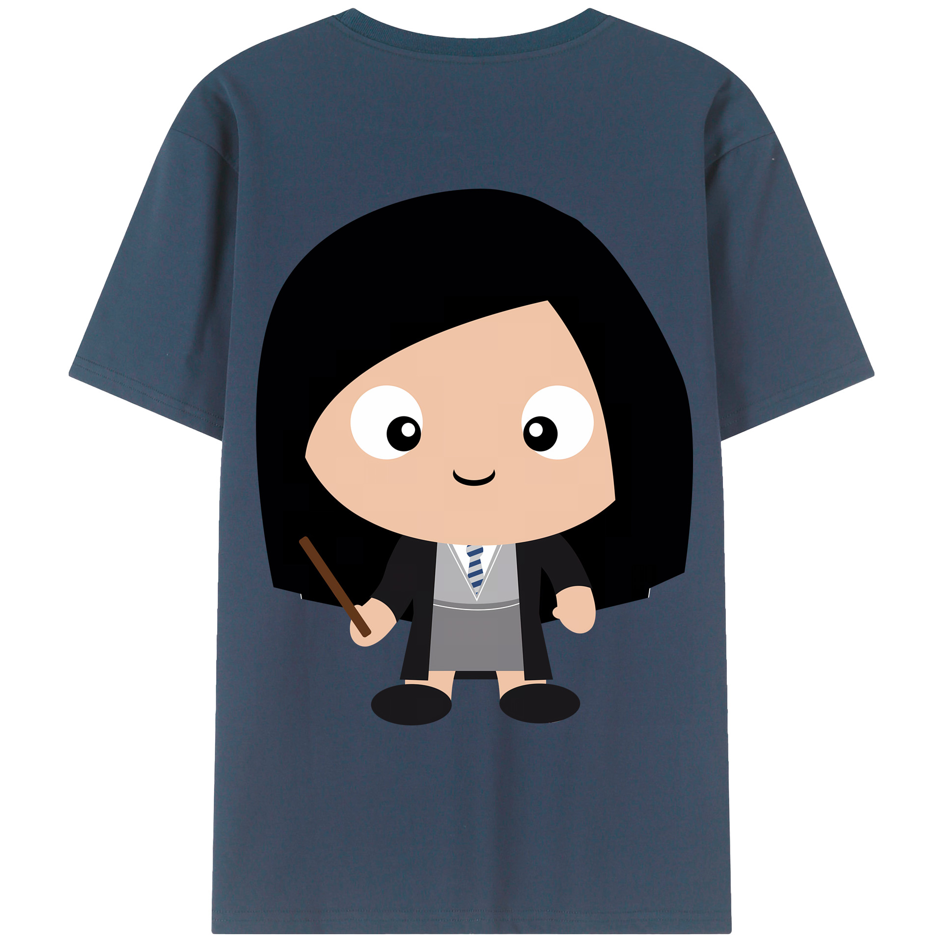 （画像用） Harry Potter ハリー・ポッターシリーズ 綿100％ メンズ半袖Tシャツ（バックプリント） 通気性