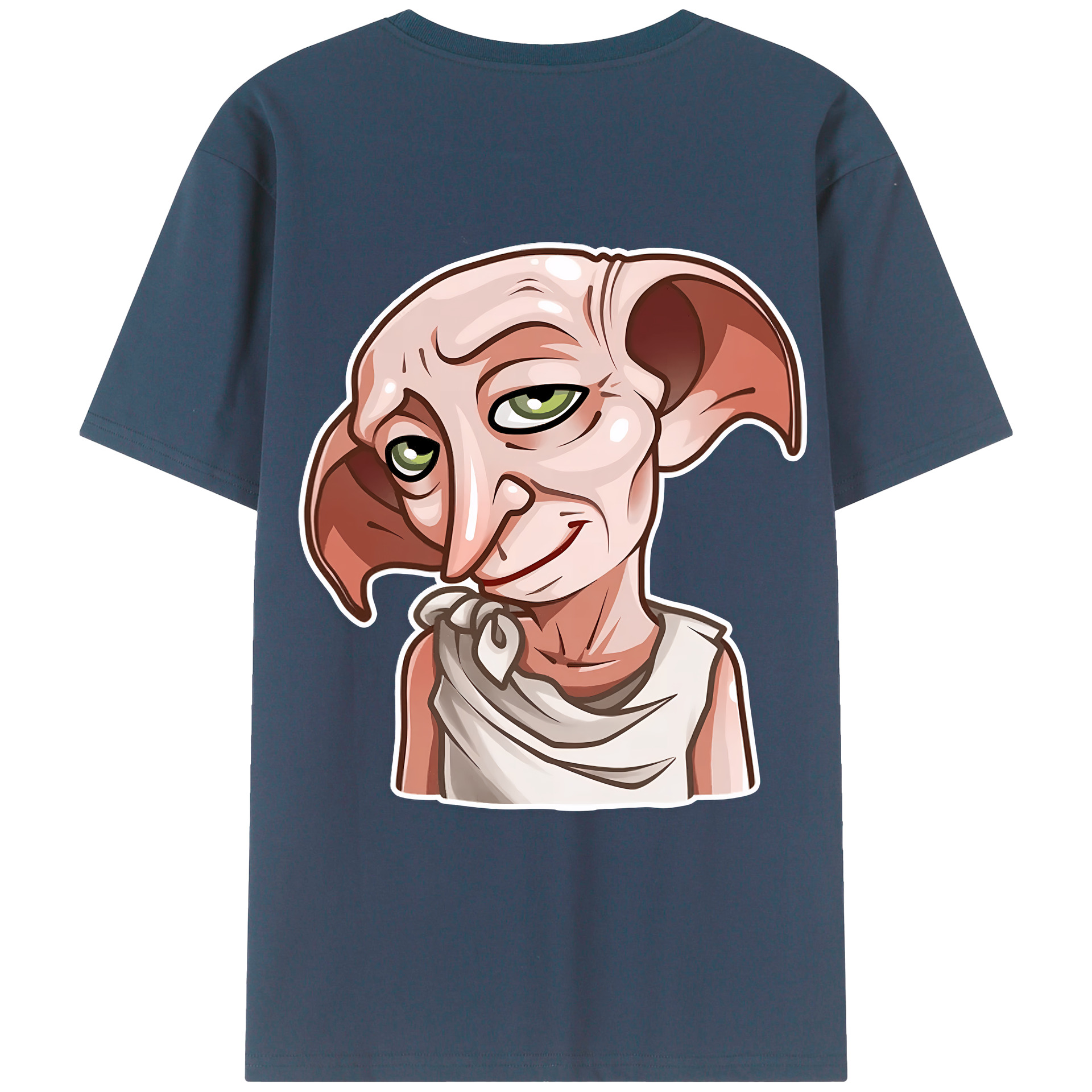 （画像用） Harry Potter ハリー・ポッターシリーズ 綿100％ メンズ半袖Tシャツ（バックプリント） 通気性