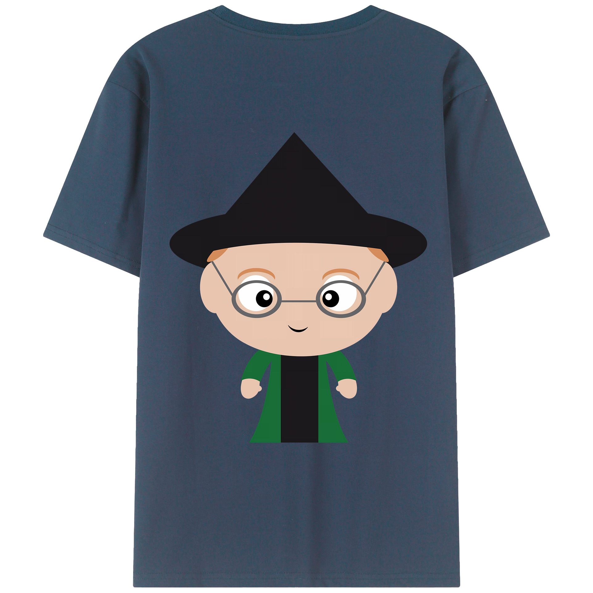 （画像用） Harry Potter ハリー・ポッターシリーズ 綿100％ メンズ半袖Tシャツ（バックプリント） 通気性