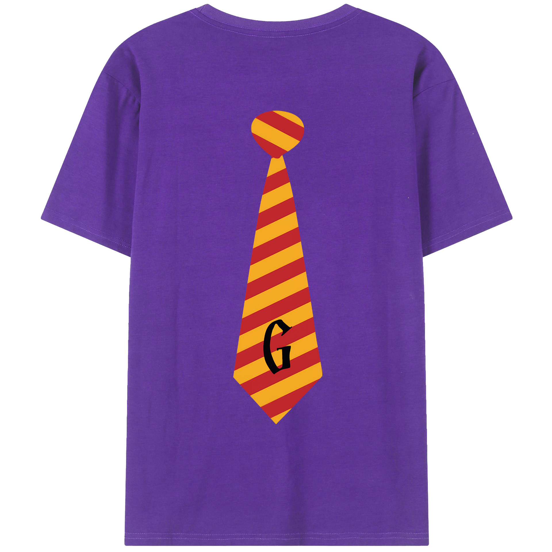 （画像用） Harry Potter ハリー・ポッターシリーズ 綿100％ メンズ半袖Tシャツ（バックプリント） 通気性