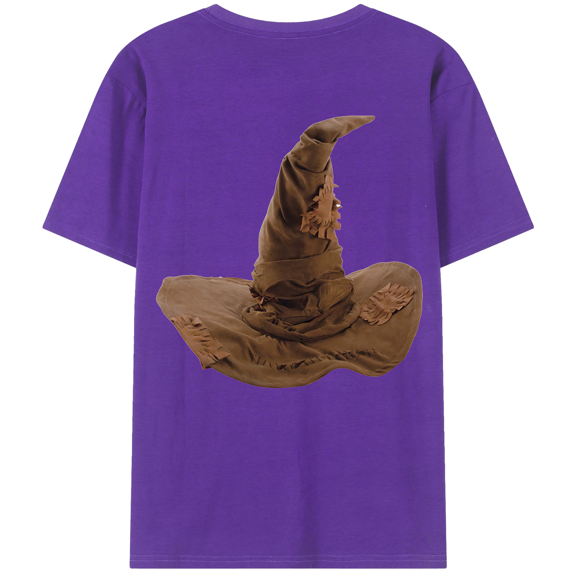（画像用） Harry Potter ハリー・ポッターシリーズ 綿100％ メンズ半袖Tシャツ（バックプリント） 通気性