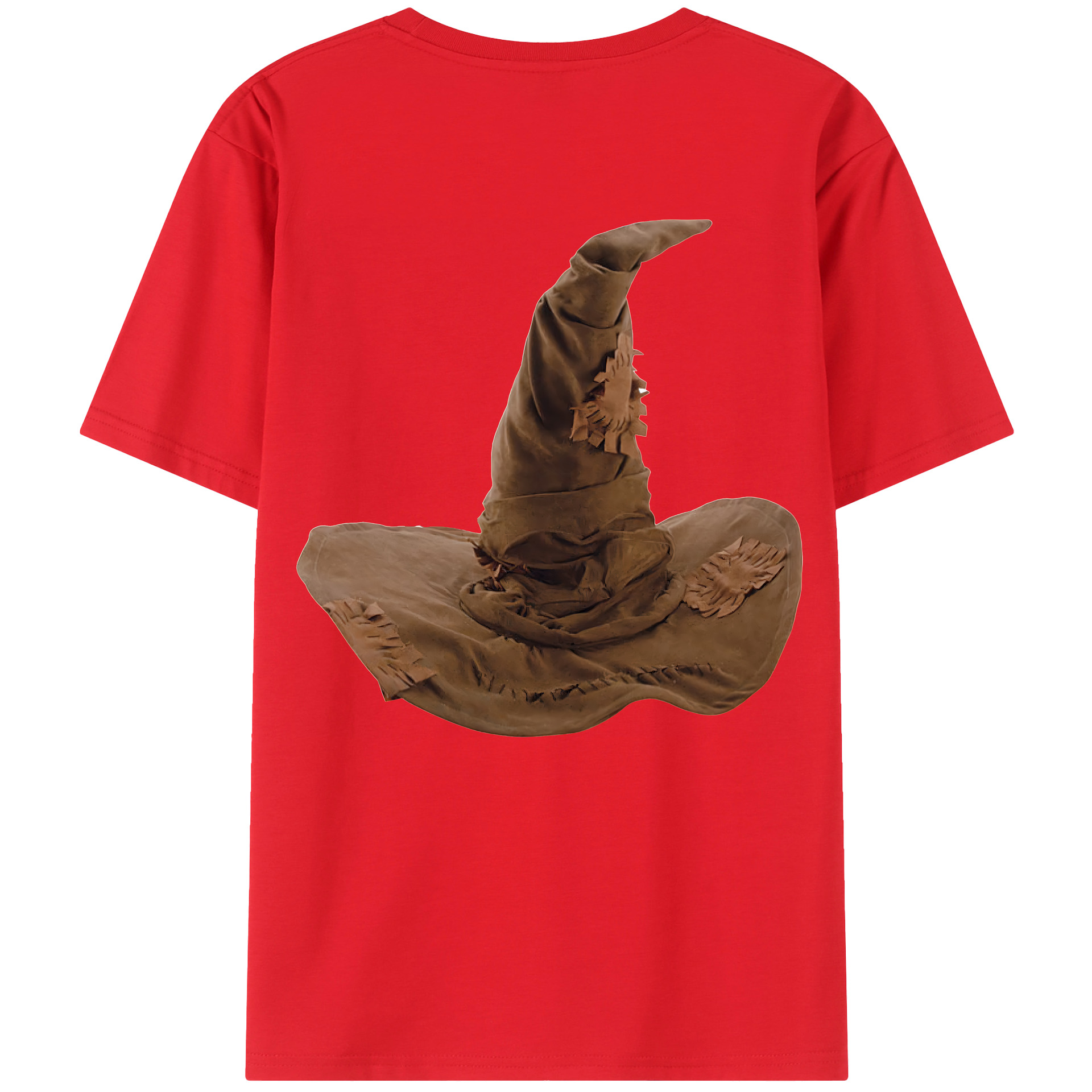 （画像用） Harry Potter ハリー・ポッターシリーズ 綿100％ メンズ半袖Tシャツ（バックプリント） 通気性