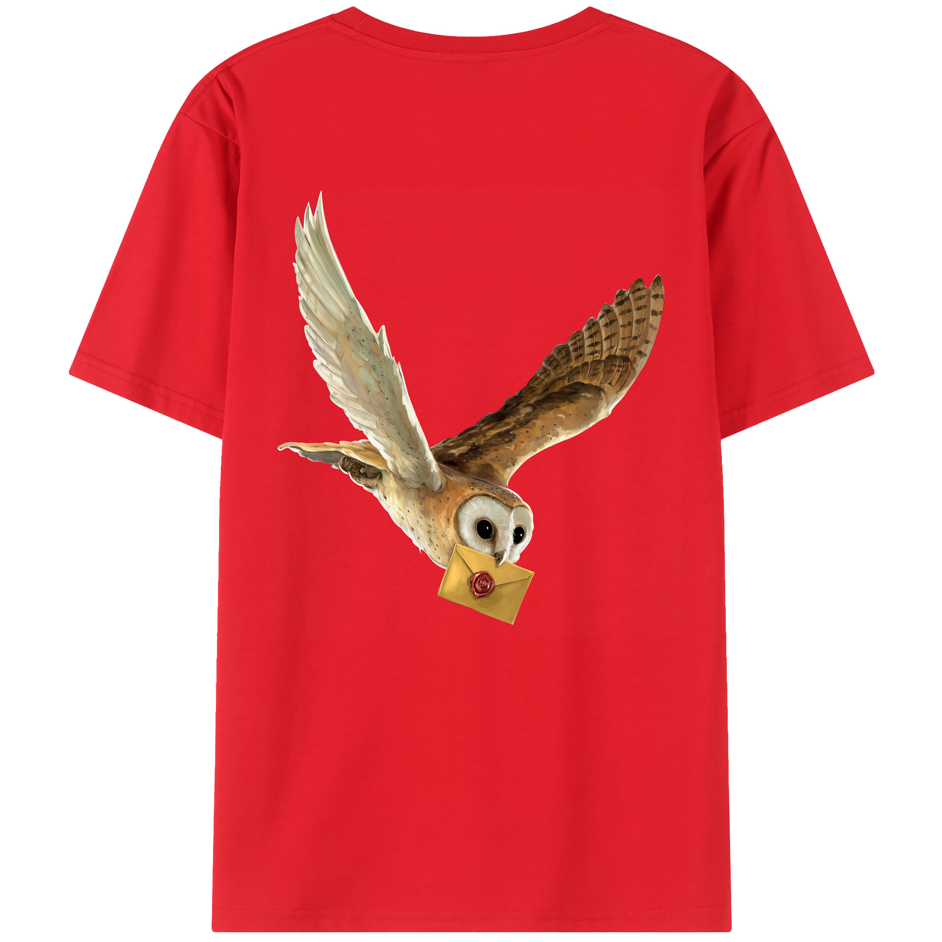 （画像用） Harry Potter ハリー・ポッターシリーズ 綿100％ メンズ半袖Tシャツ（バックプリント） 通気性