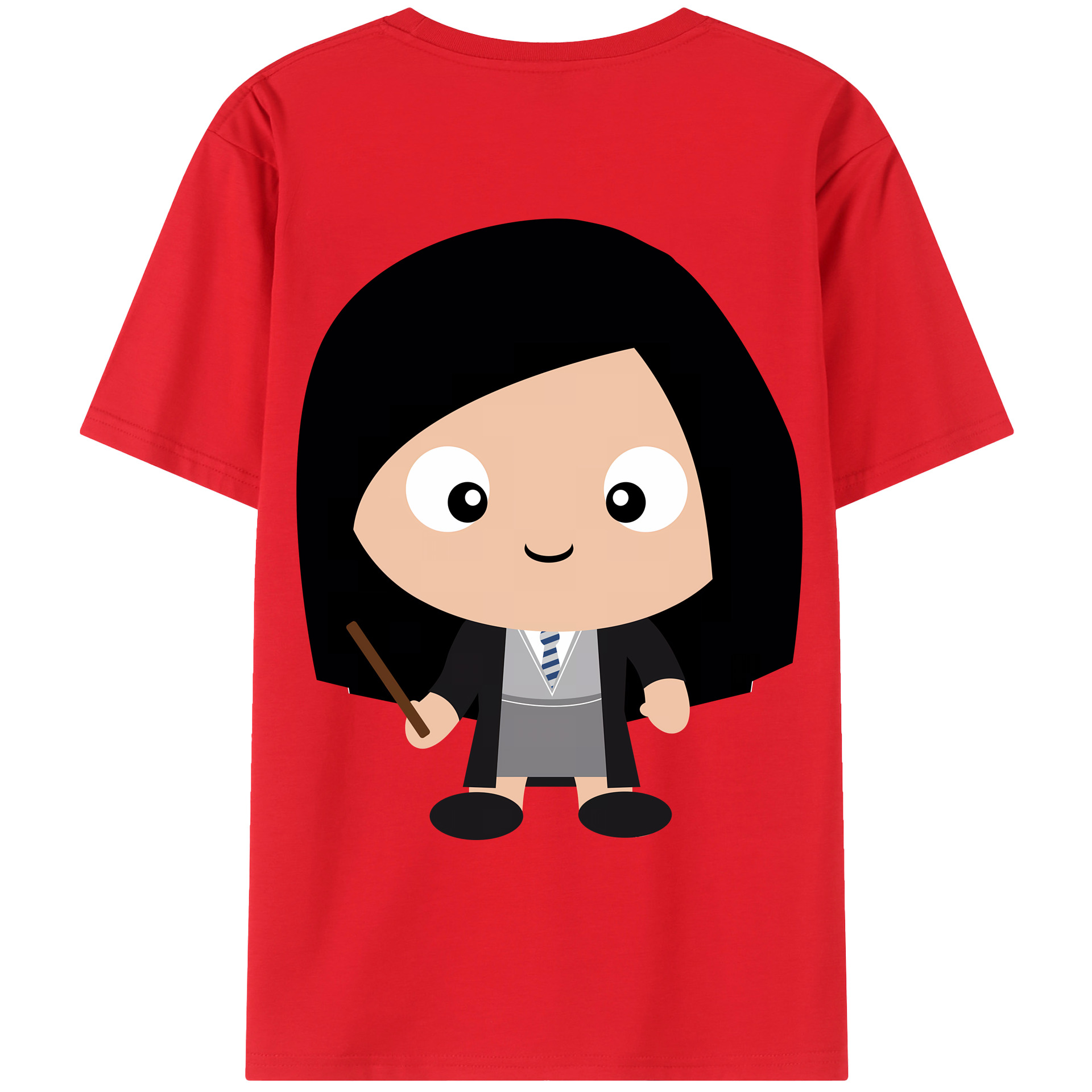 （画像用） Harry Potter ハリー・ポッターシリーズ 綿100％ メンズ半袖Tシャツ（バックプリント） 通気性