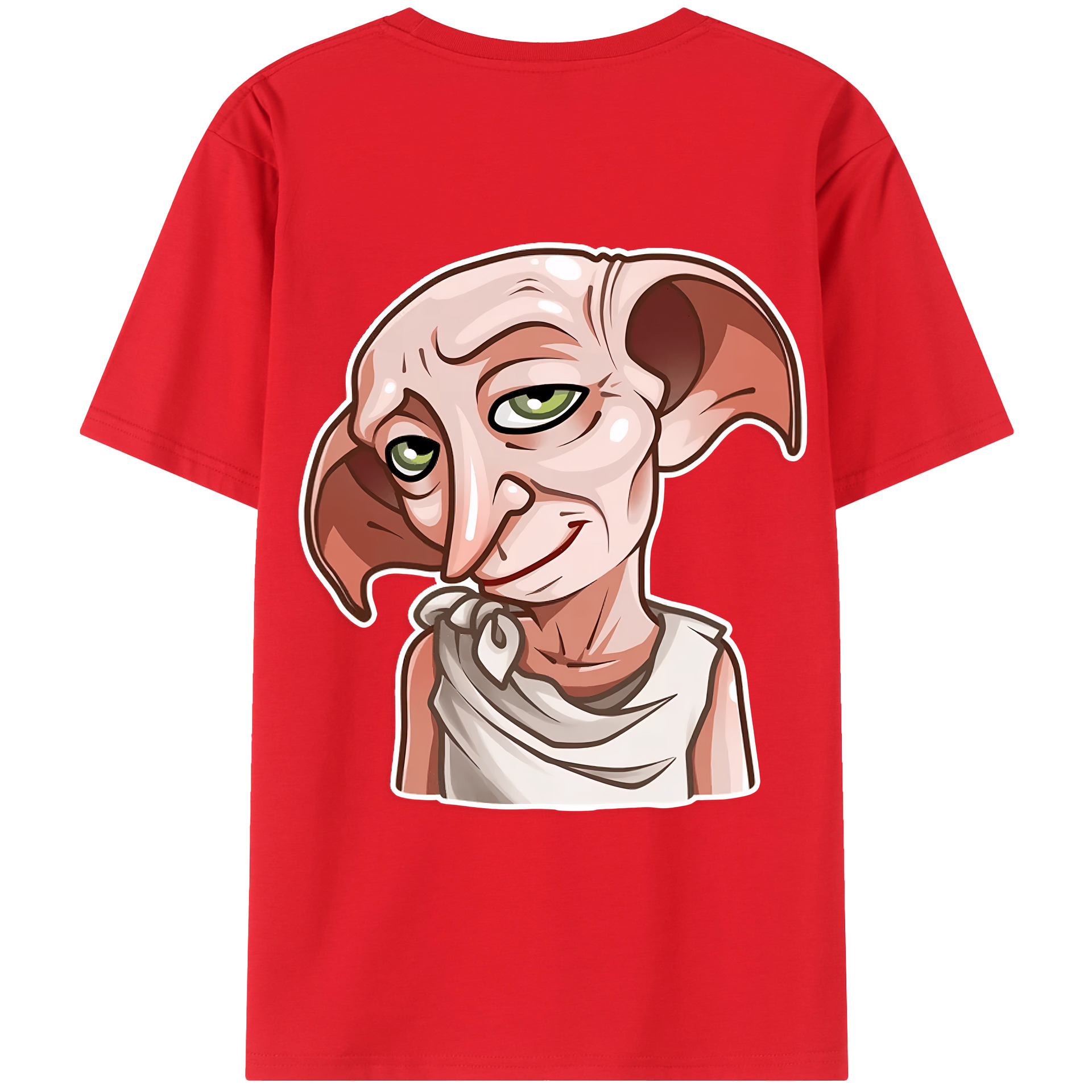 （画像用） Harry Potter ハリー・ポッターシリーズ 綿100％ メンズ半袖Tシャツ（バックプリント） 通気性