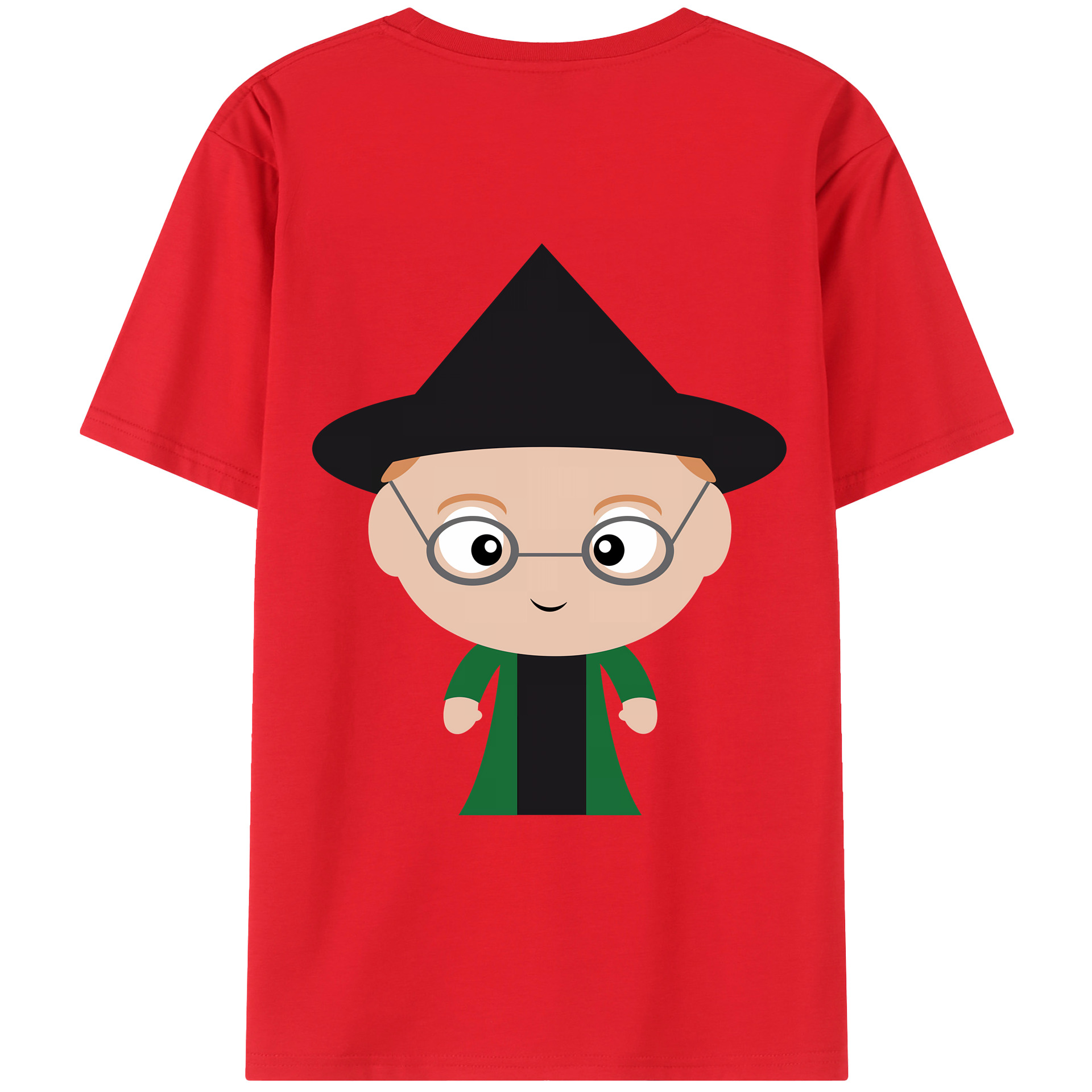 （画像用） Harry Potter ハリー・ポッターシリーズ 綿100％ メンズ半袖Tシャツ（バックプリント） 通気性