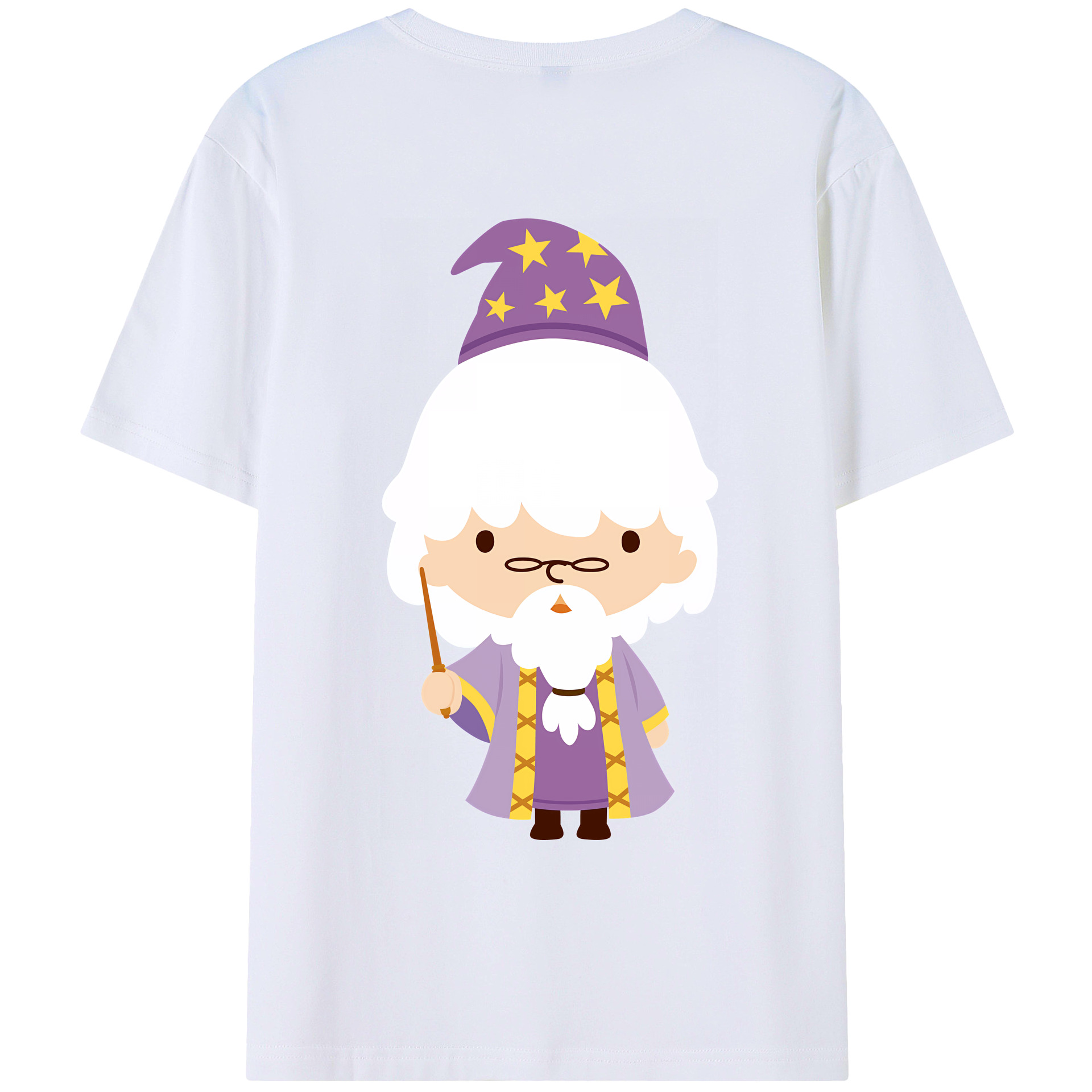 （画像用） Harry Potter ハリー・ポッターシリーズ 綿100％ メンズ半袖Tシャツ（バックプリント） 通気性