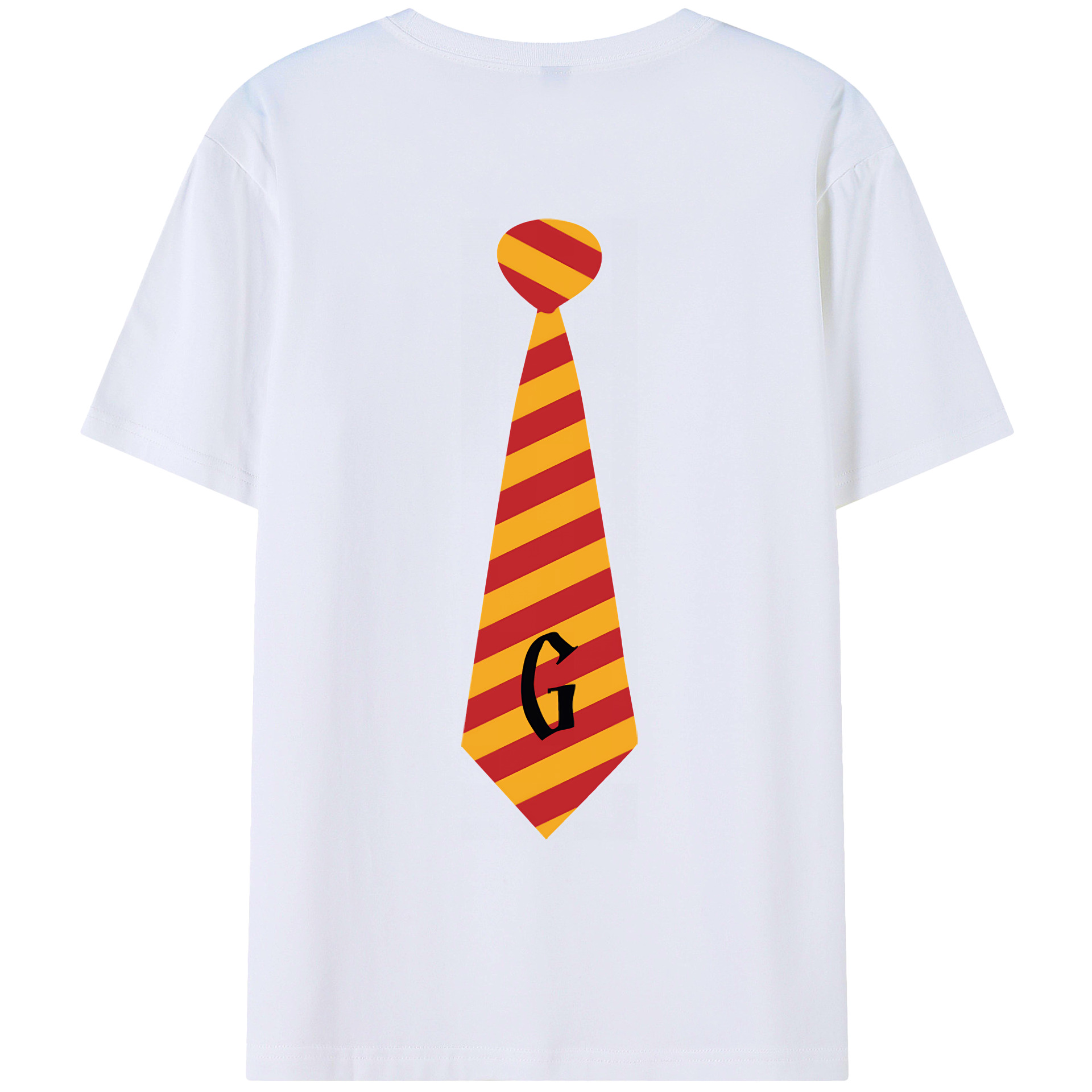 （画像用） Harry Potter ハリー・ポッターシリーズ 綿100％ メンズ半袖Tシャツ（バックプリント） 通気性