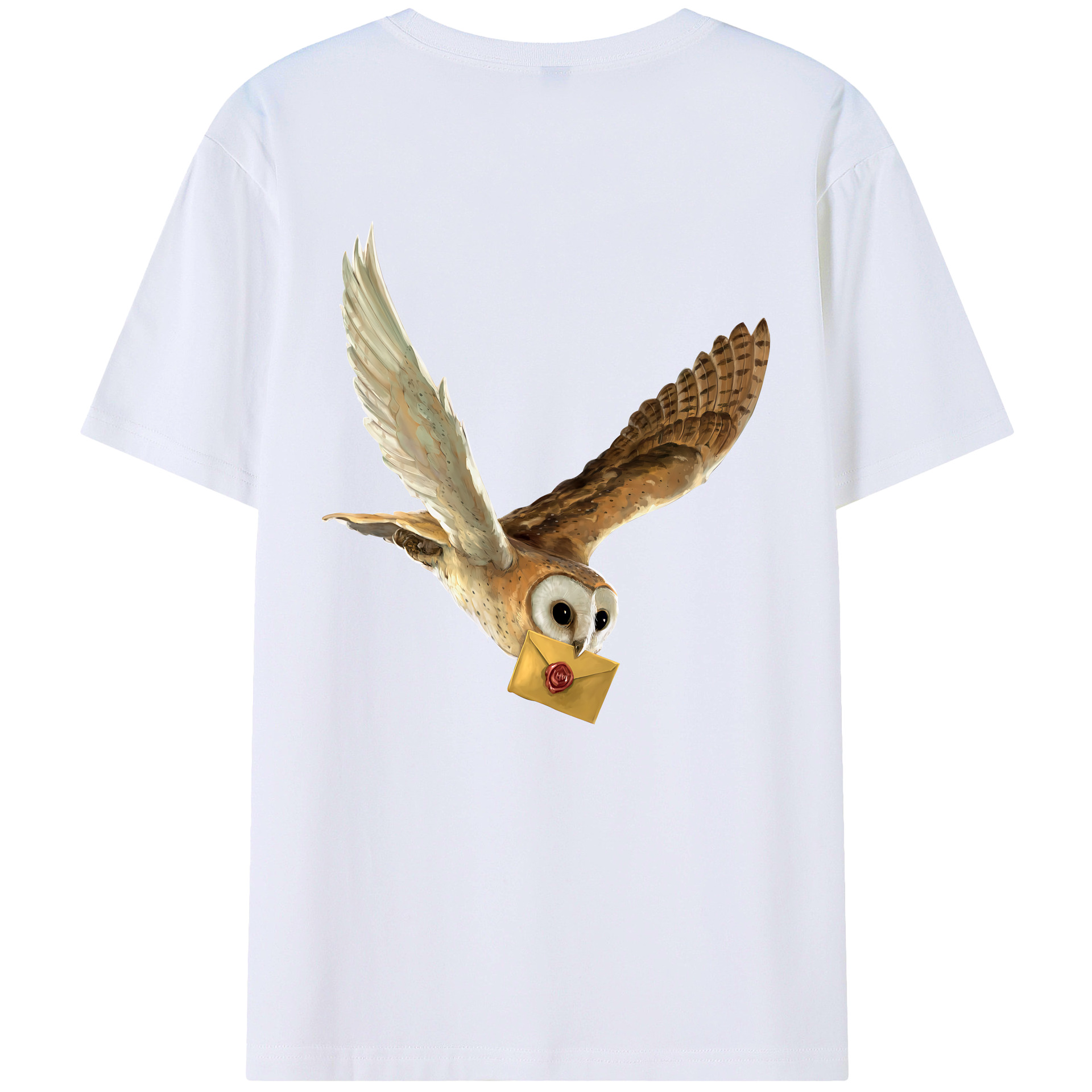 （画像用） Harry Potter ハリー・ポッターシリーズ 綿100％ メンズ半袖Tシャツ（バックプリント） 通気性