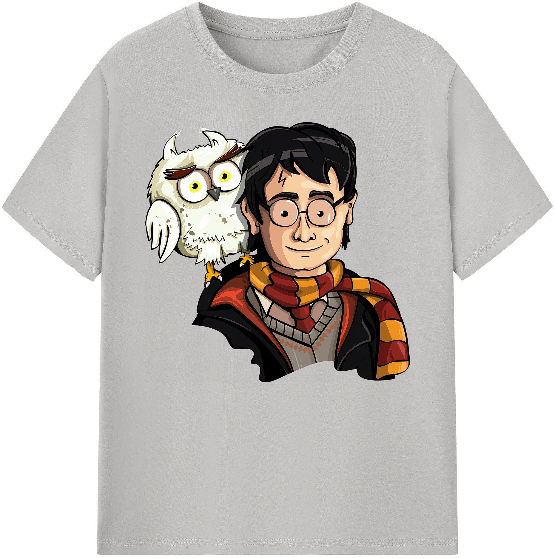 （画像用） Harry Potter ハリー・ポッターシリーズ 綿100％ メンズ半袖Tシャツ｜肌触りやわらか＆通気性