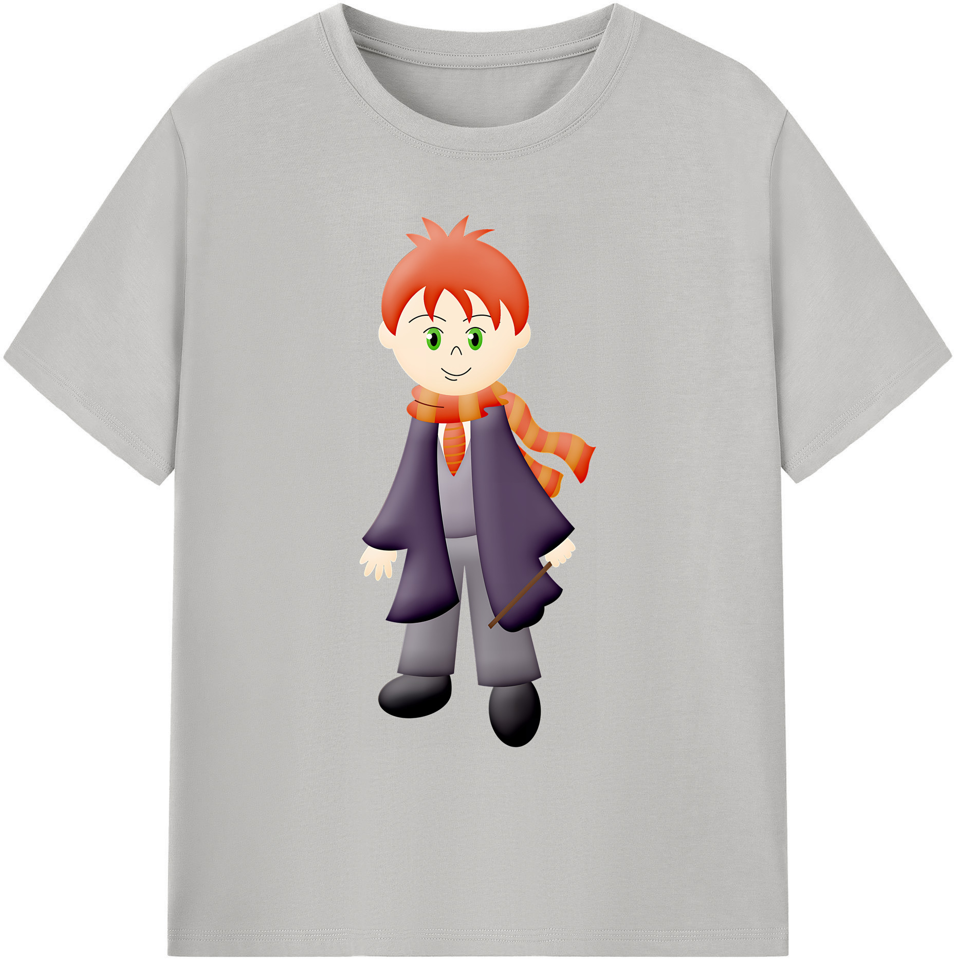 （画像用） Harry Potter ハリー・ポッターシリーズ 綿100％ メンズ半袖Tシャツ｜肌触りやわらか＆通気性