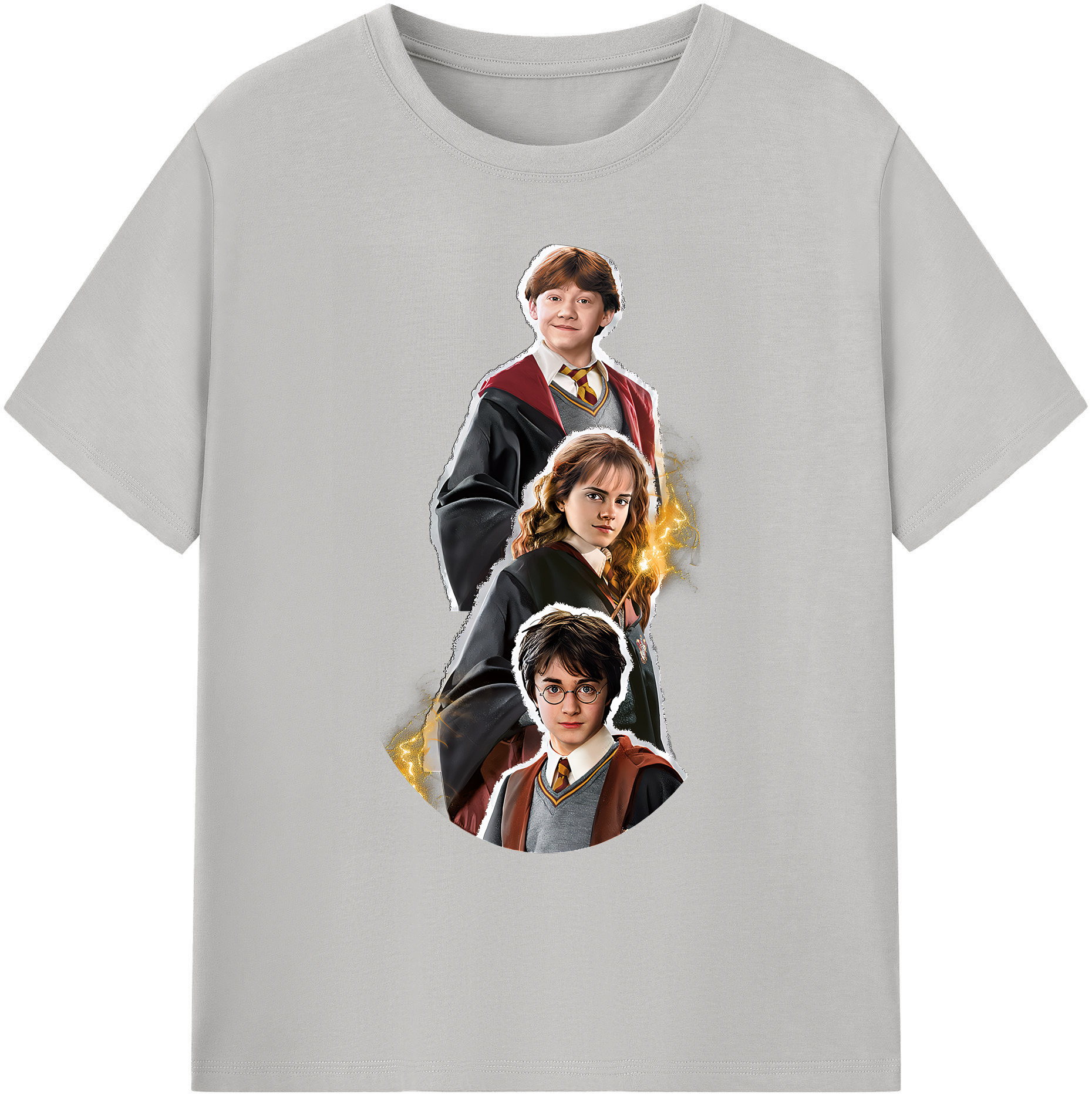 （画像用） Harry Potter ハリー・ポッターシリーズ 綿100％ メンズ半袖Tシャツ｜肌触りやわらか＆通気性