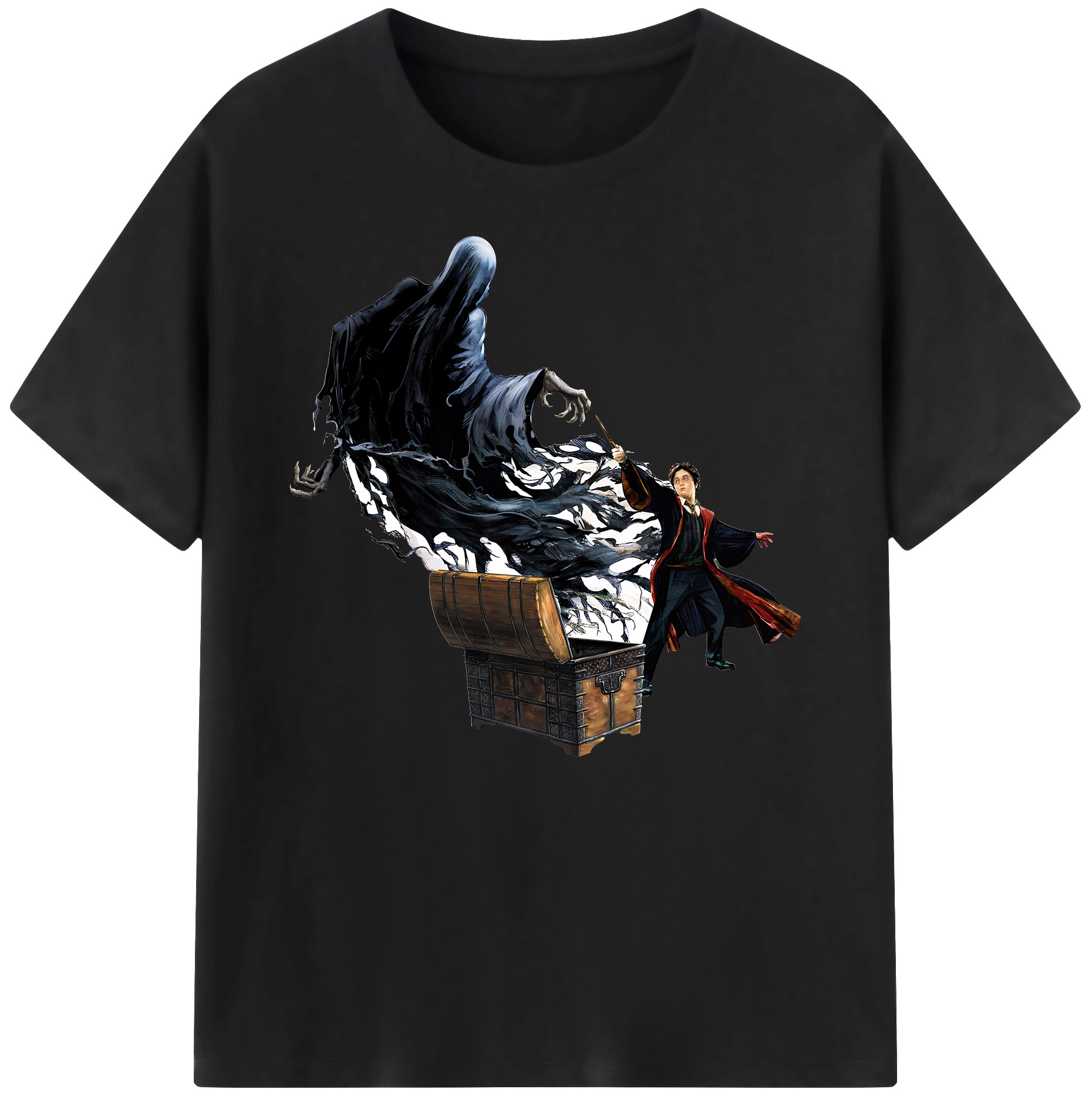 （画像用） Harry Potter ハリー・ポッターシリーズ 綿100％ メンズ半袖Tシャツ｜肌触りやわらか＆通気性