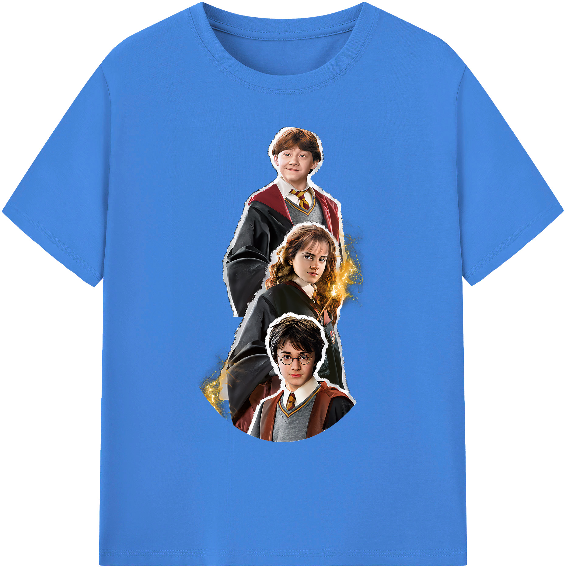 （画像用） Harry Potter ハリー・ポッターシリーズ 綿100％ メンズ半袖Tシャツ｜肌触りやわらか＆通気性