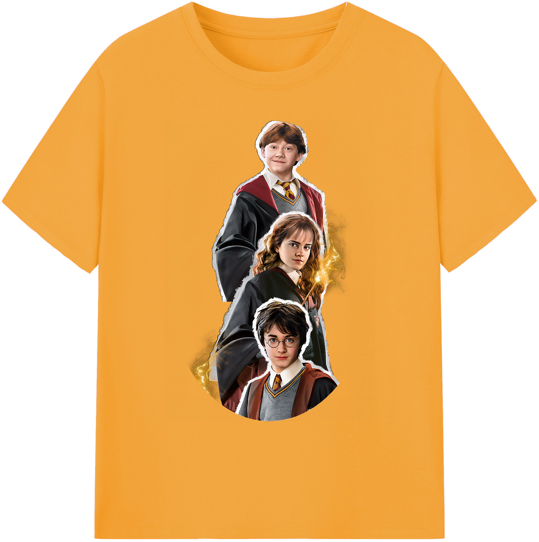 （画像用） Harry Potter ハリー・ポッターシリーズ 綿100％ メンズ半袖Tシャツ｜肌触りやわらか＆通気性