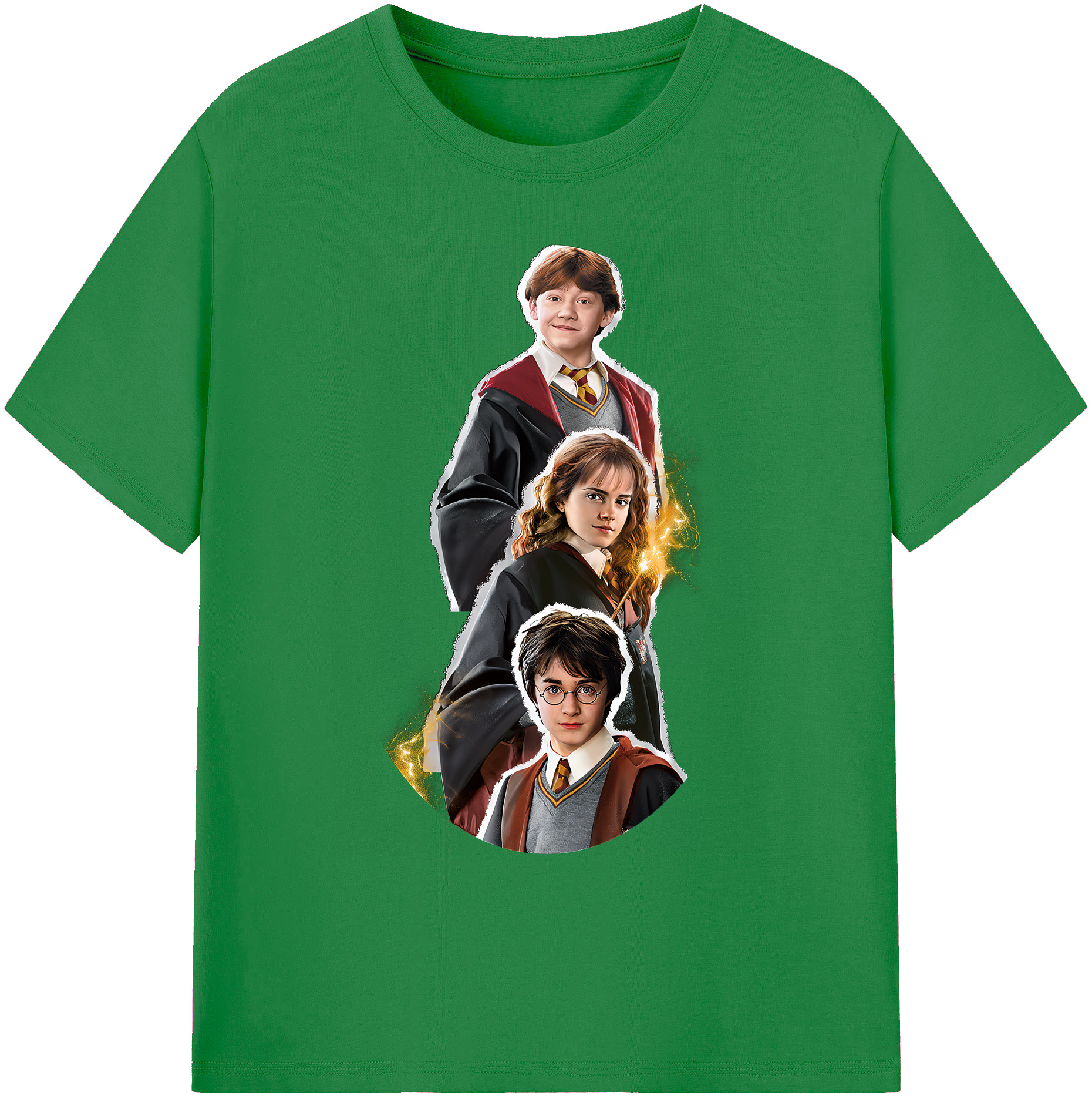 （画像用） Harry Potter ハリー・ポッターシリーズ 綿100％ メンズ半袖Tシャツ｜肌触りやわらか＆通気性