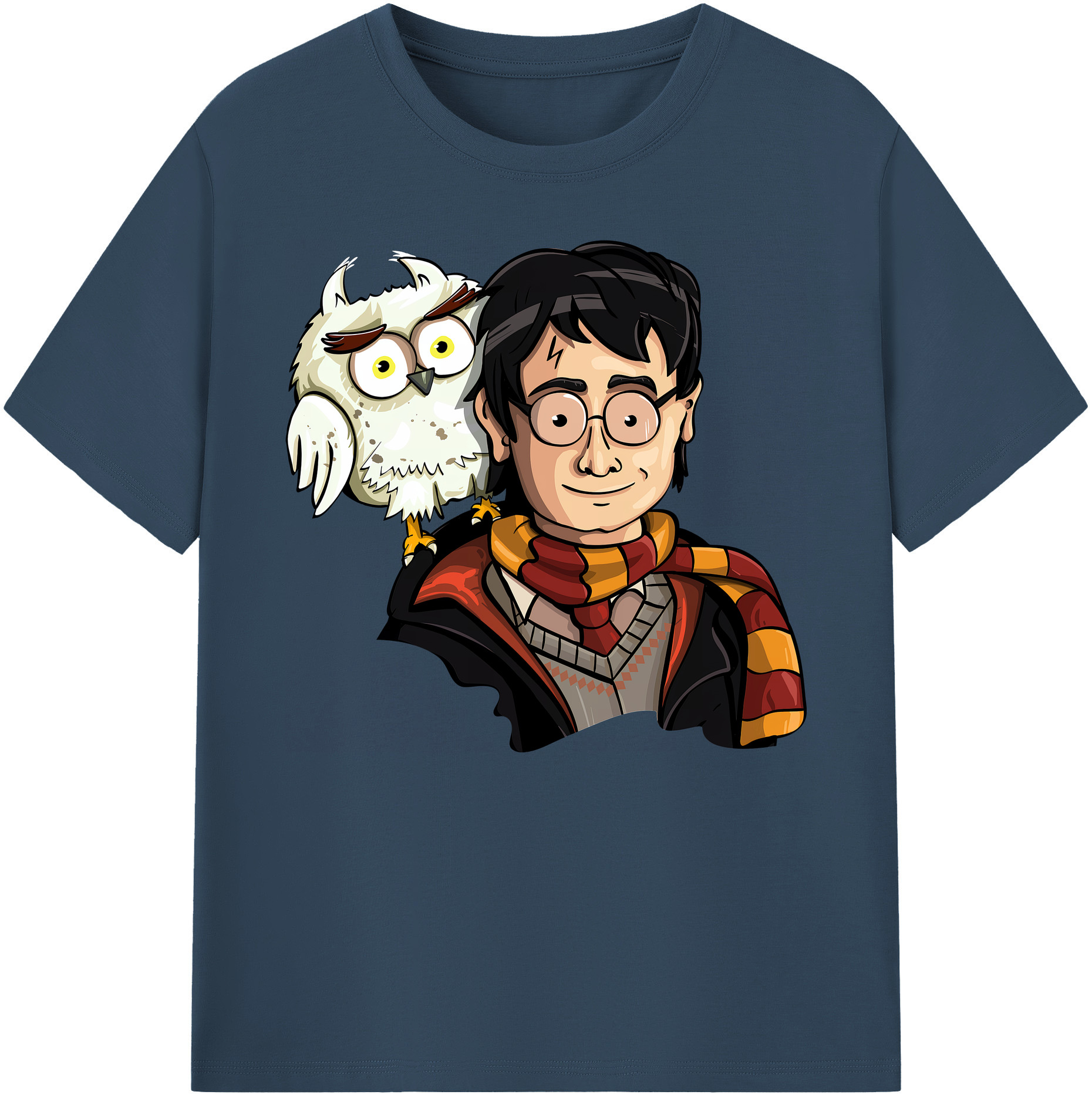 （画像用） Harry Potter ハリー・ポッターシリーズ 綿100％ メンズ半袖Tシャツ｜肌触りやわらか＆通気性