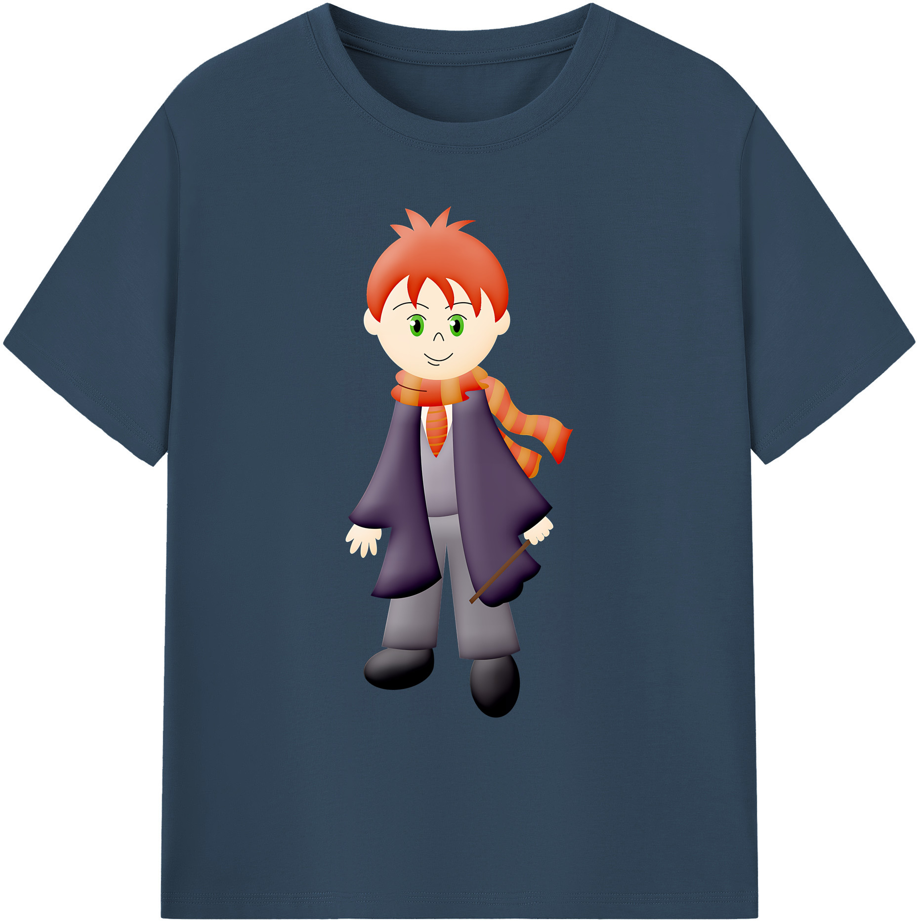 （画像用） Harry Potter ハリー・ポッターシリーズ 綿100％ メンズ半袖Tシャツ｜肌触りやわらか＆通気性