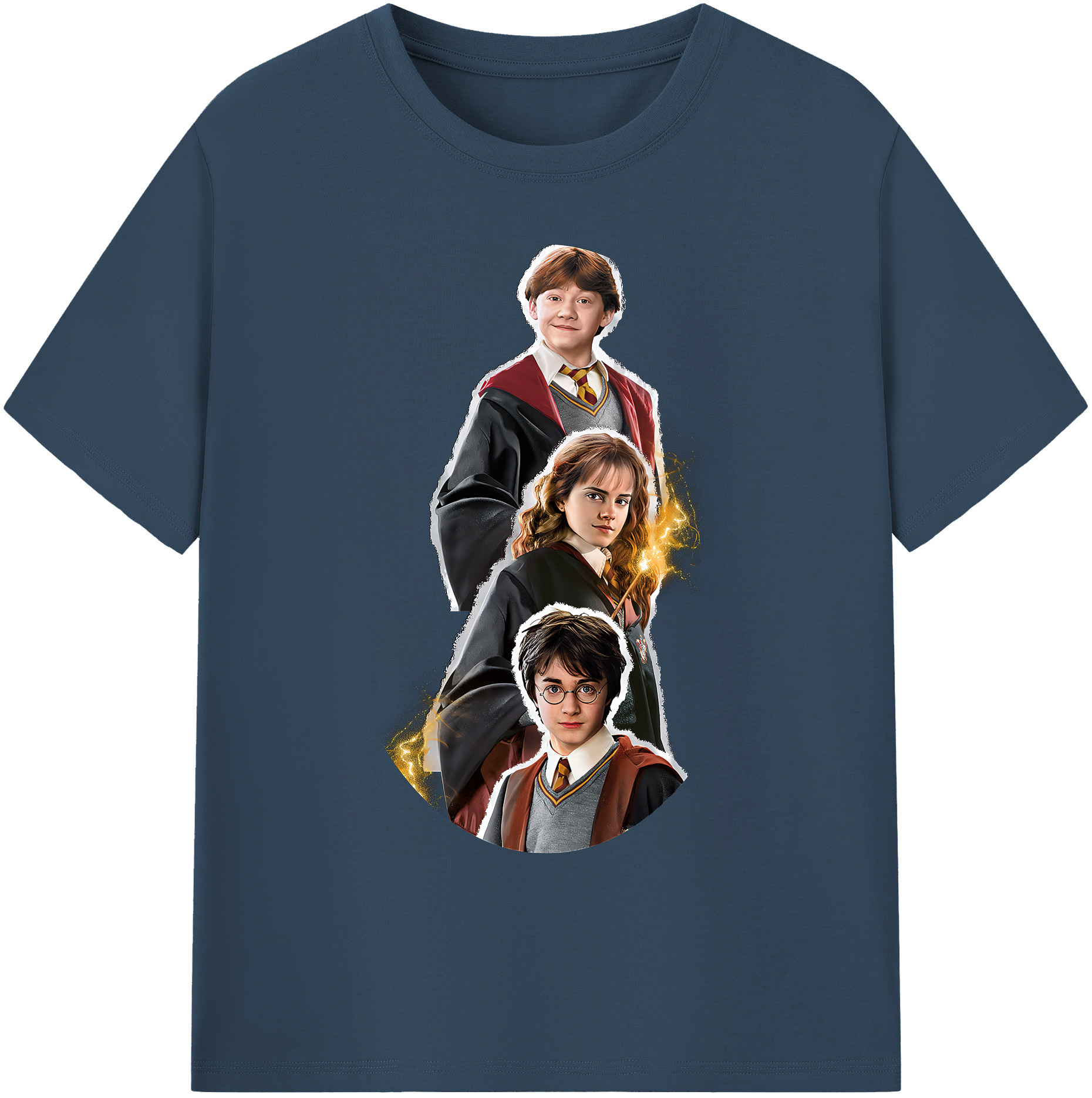 （画像用） Harry Potter ハリー・ポッターシリーズ 綿100％ メンズ半袖Tシャツ｜肌触りやわらか＆通気性