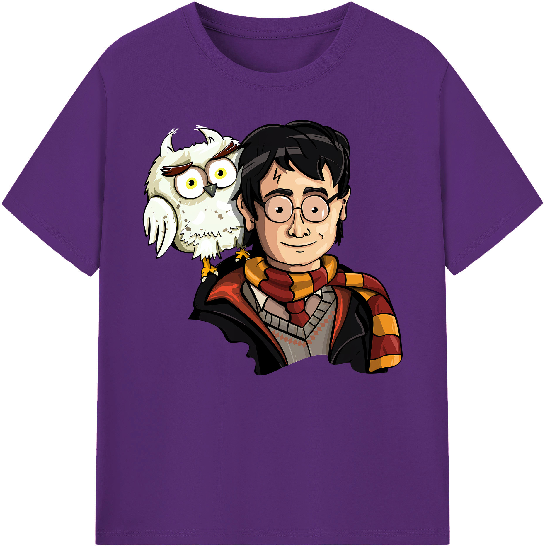 （画像用） Harry Potter ハリー・ポッターシリーズ 綿100％ メンズ半袖Tシャツ｜肌触りやわらか＆通気性