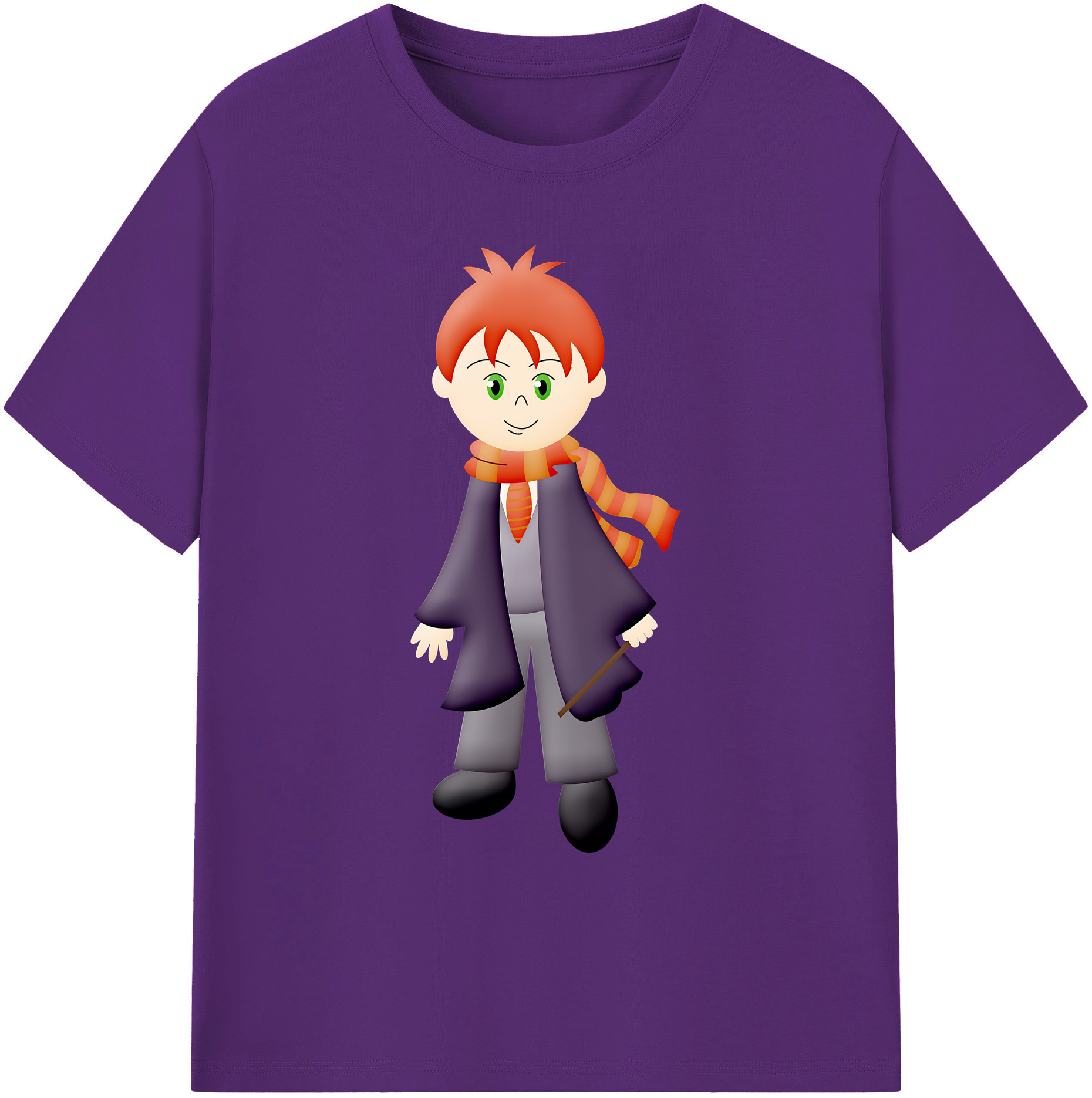 （画像用） Harry Potter ハリー・ポッターシリーズ 綿100％ メンズ半袖Tシャツ｜肌触りやわらか＆通気性