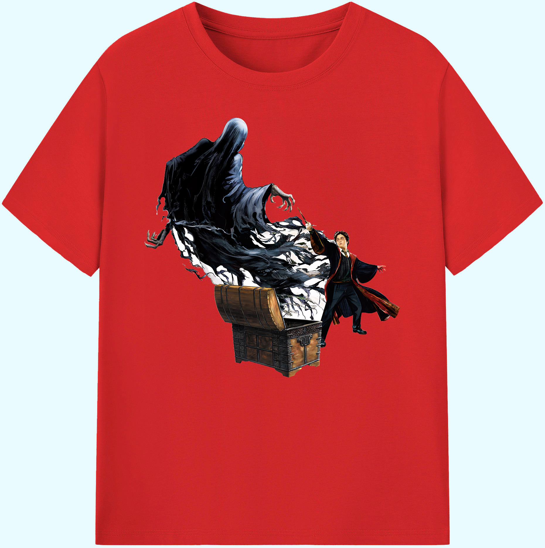 （画像用） Harry Potter ハリー・ポッターシリーズ 綿100％ メンズ半袖Tシャツ｜肌触りやわらか＆通気性