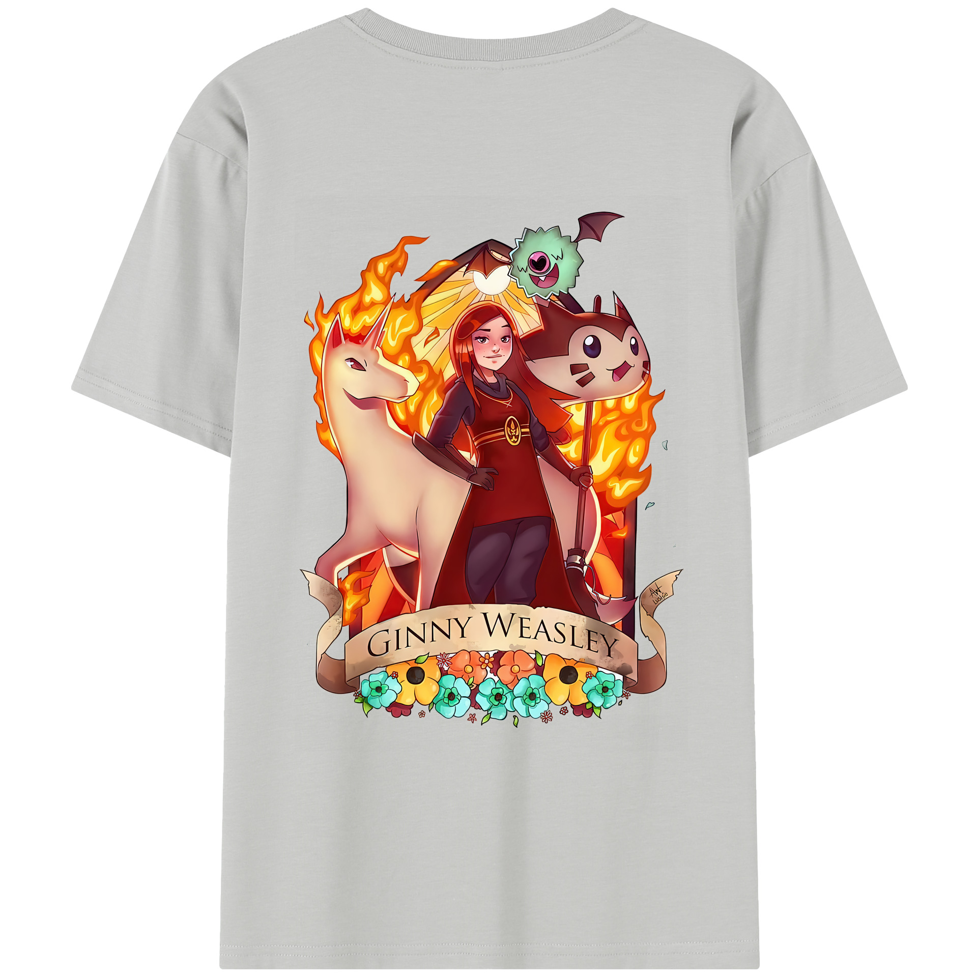 （画像用） Harry Potter ハリー・ポッターシリーズ レディース半袖Tシャツ(バックプリント)