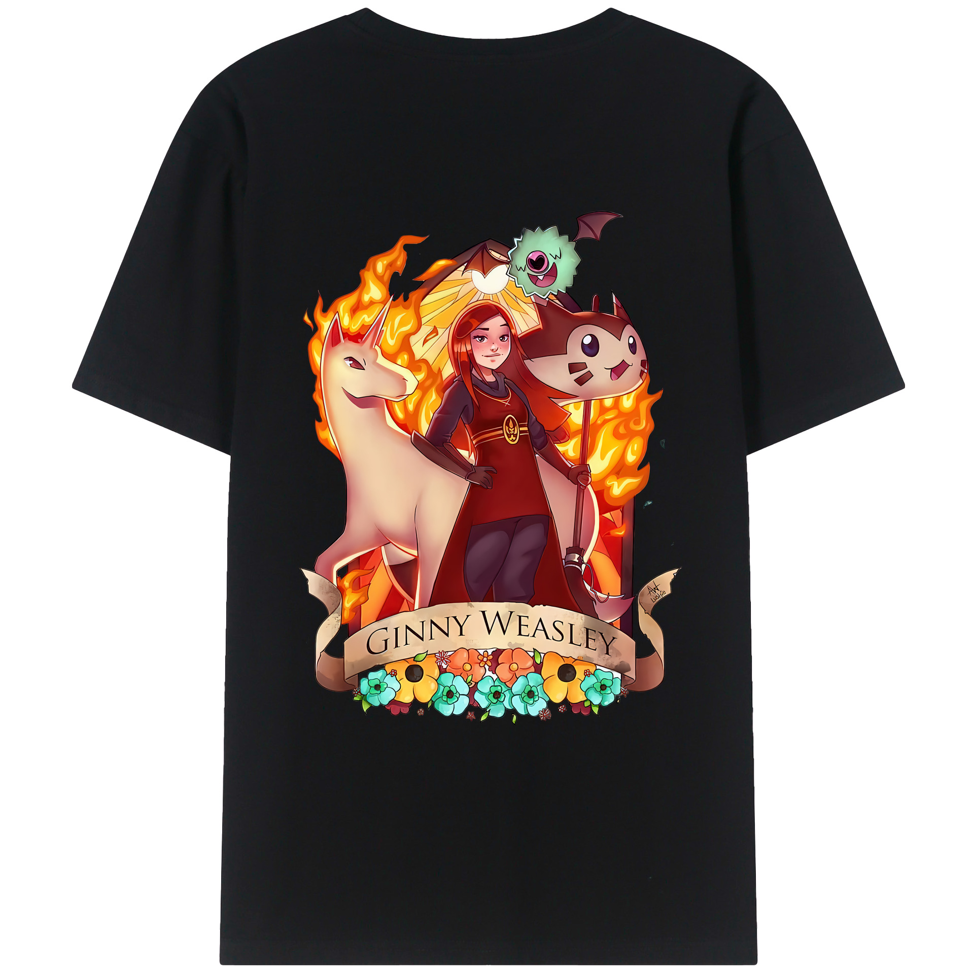（画像用） Harry Potter ハリー・ポッターシリーズ レディース半袖Tシャツ(バックプリント)