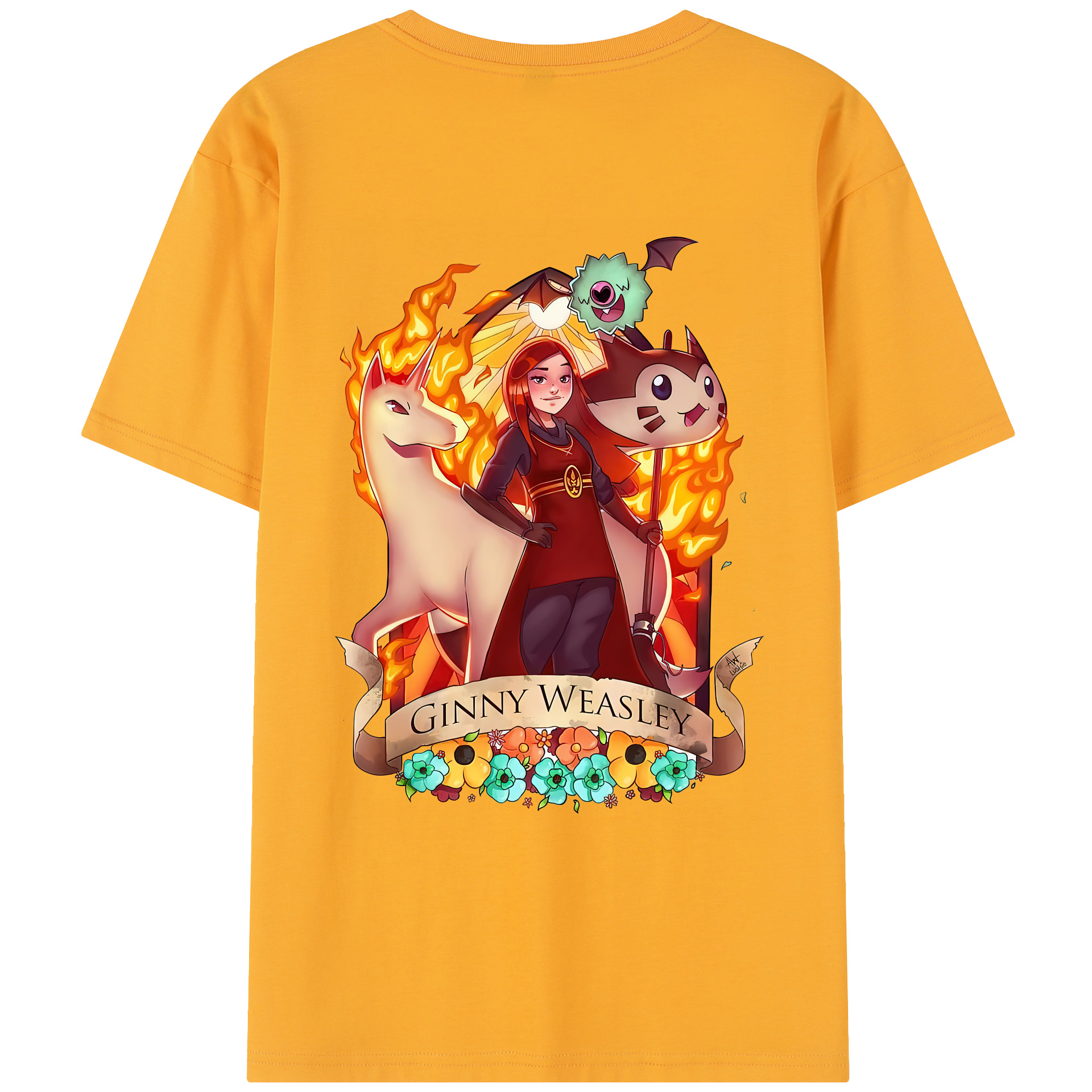 （画像用） Harry Potter ハリー・ポッターシリーズ レディース半袖Tシャツ(バックプリント)