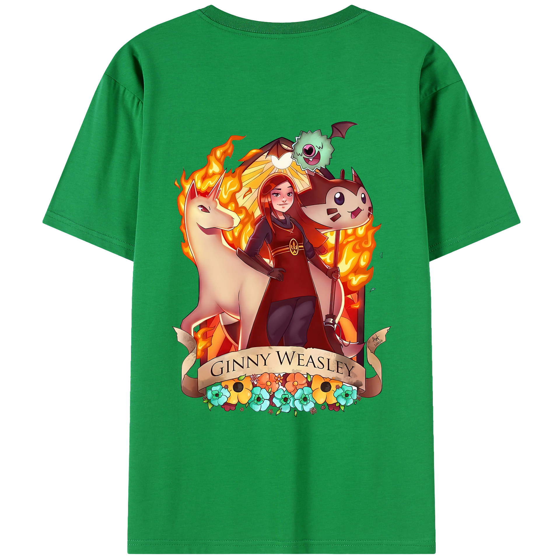 （画像用） Harry Potter ハリー・ポッターシリーズ レディース半袖Tシャツ(バックプリント)