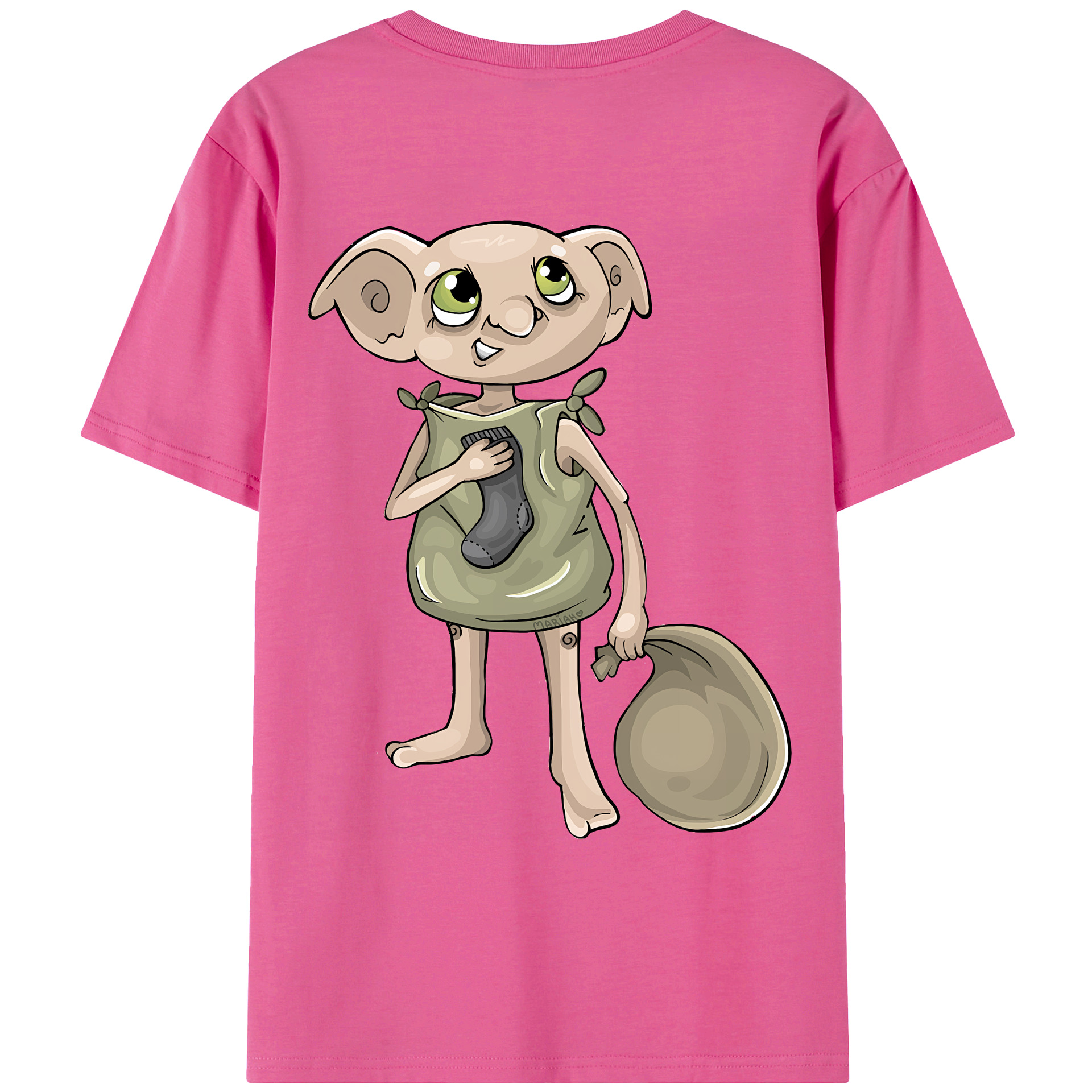 （画像用） Harry Potter ハリー・ポッターシリーズ レディース半袖Tシャツ(バックプリント)