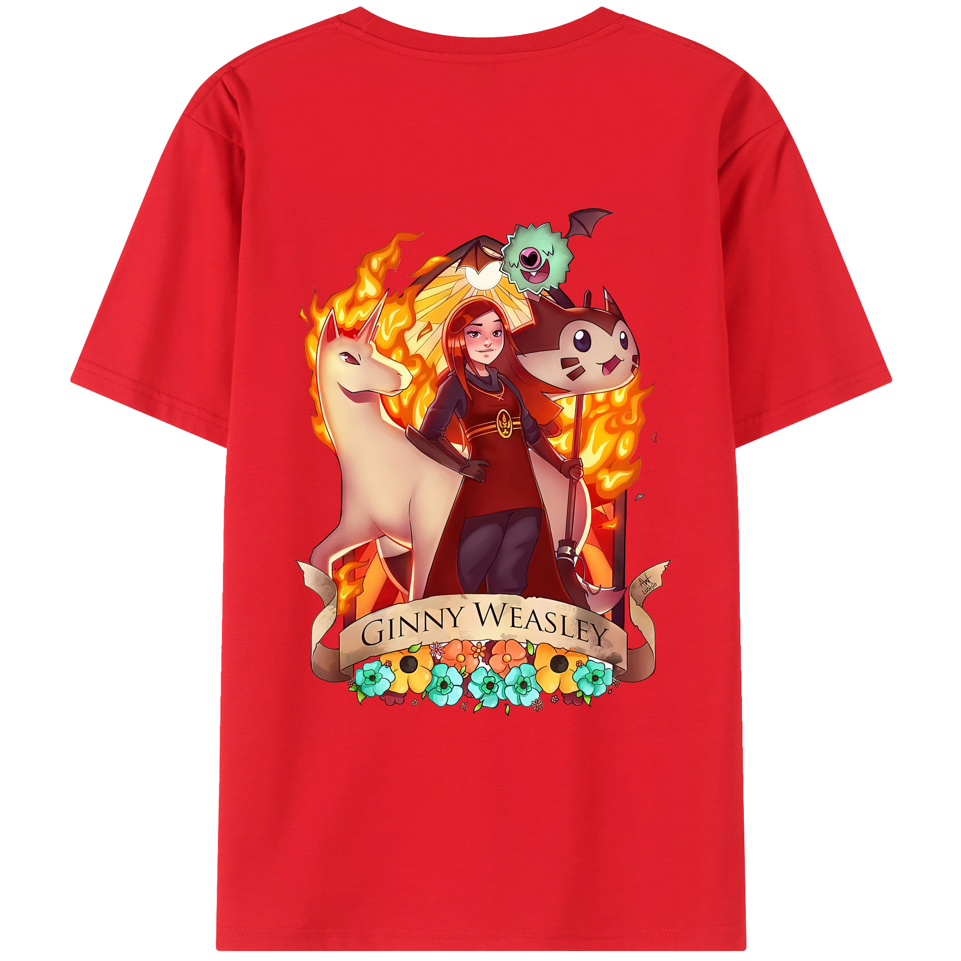 （画像用） Harry Potter ハリー・ポッターシリーズ レディース半袖Tシャツ(バックプリント)